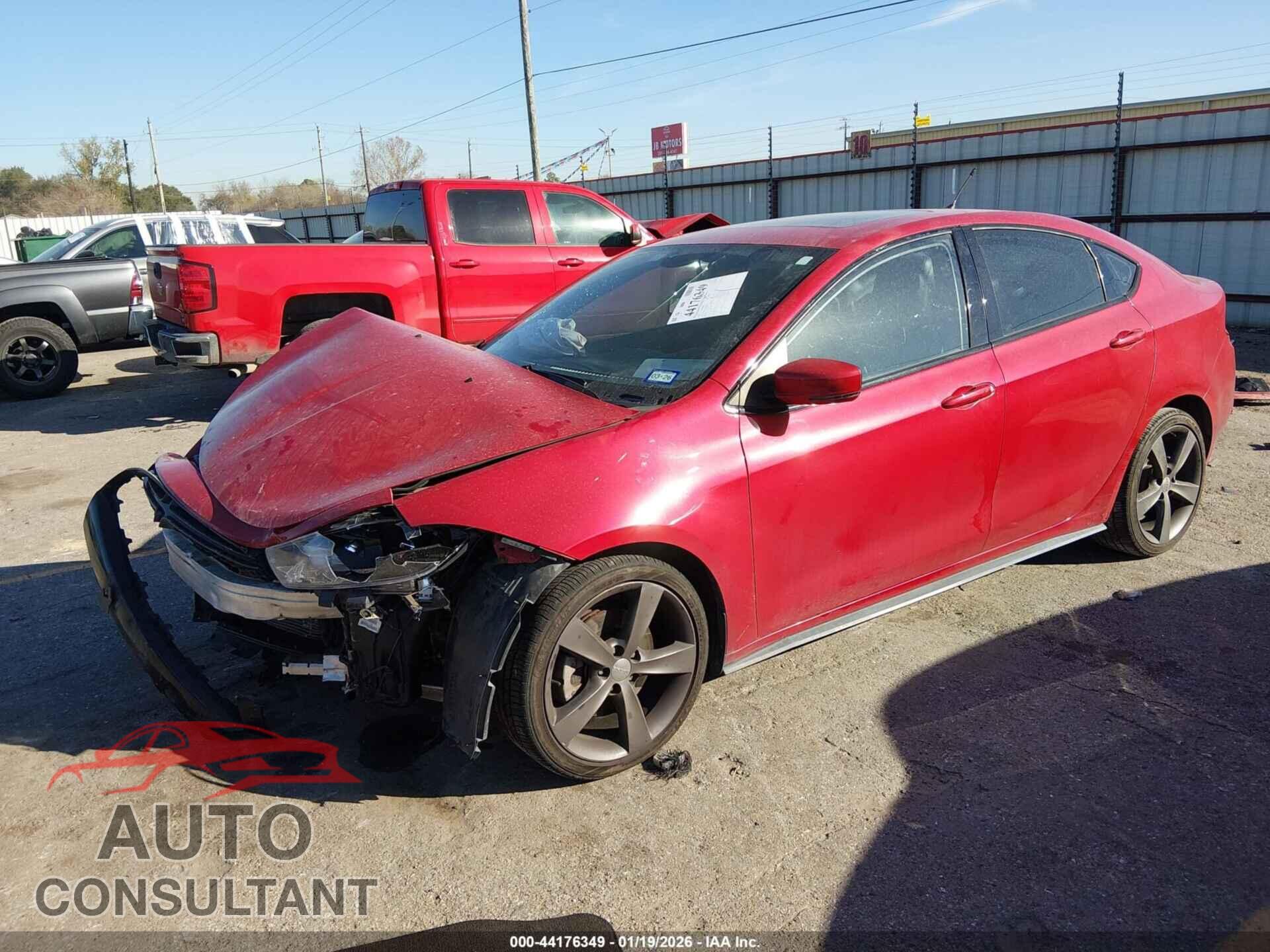 DODGE DART 2015 - 1C3CDFEB5FD141506