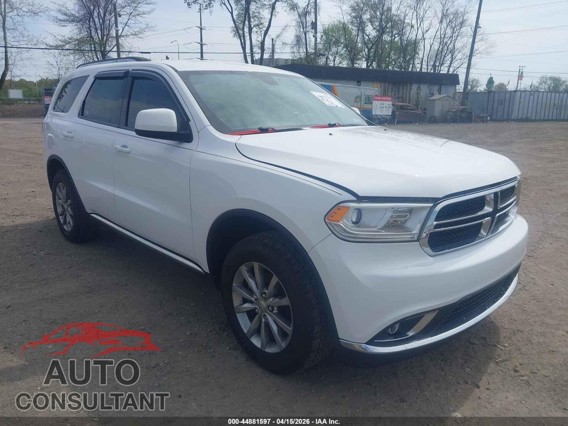 DODGE DURANGO 2017 - 1C4RDJAG0HC850783
