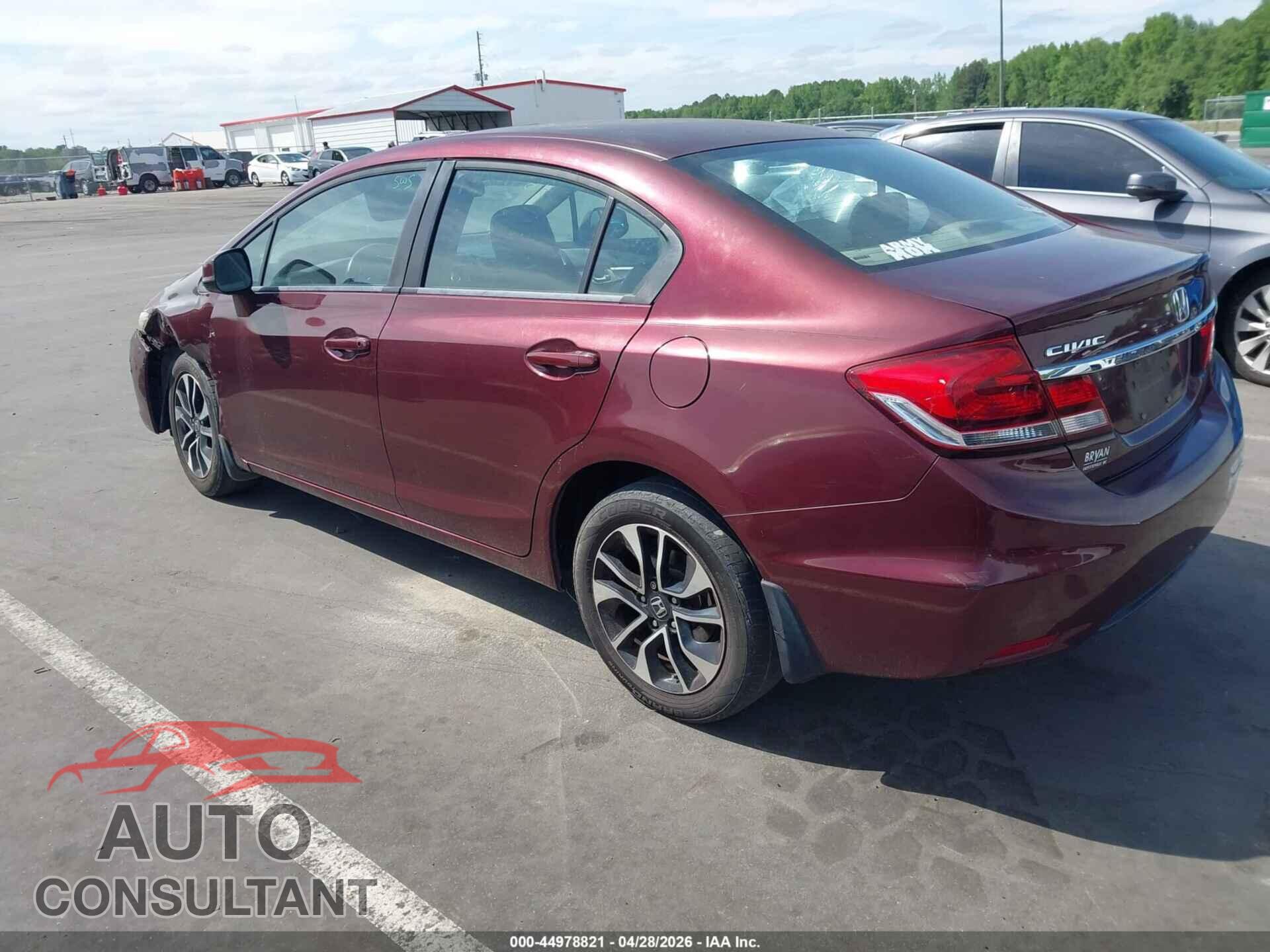 HONDA CIVIC 2013 - 19XFB2F96DE087793