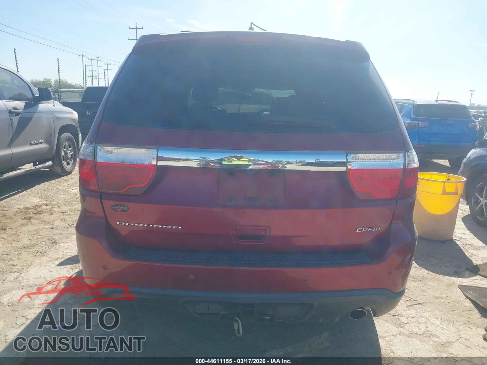 DODGE DURANGO 2013 - 1C4RDHDG3DC617382