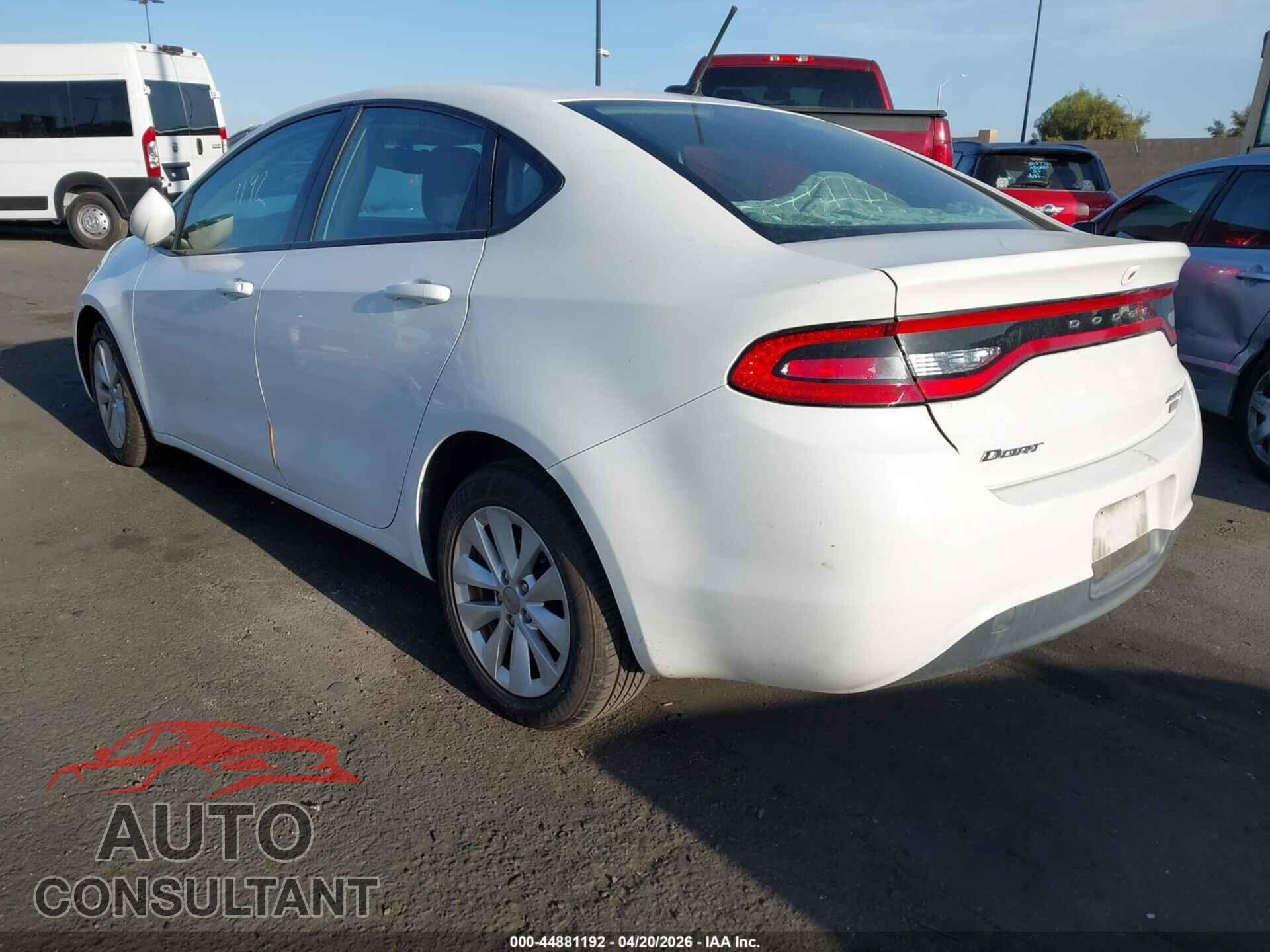 DODGE DART 2014 - 1C3CDFDH3ED851816