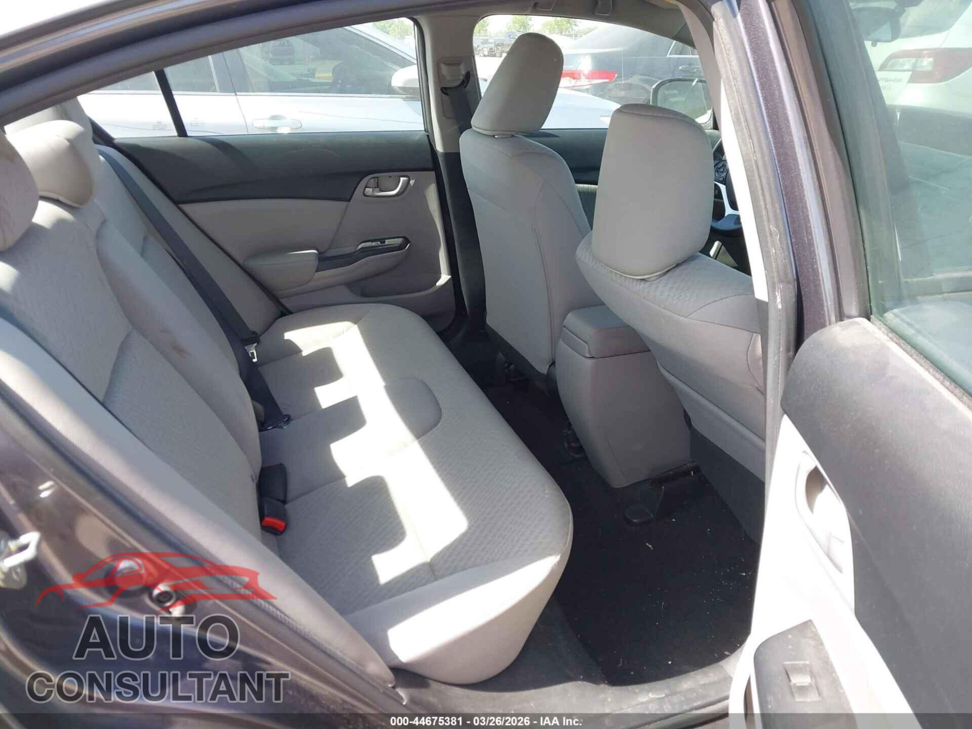HONDA CIVIC 2014 - 19XFB2F50EE201978