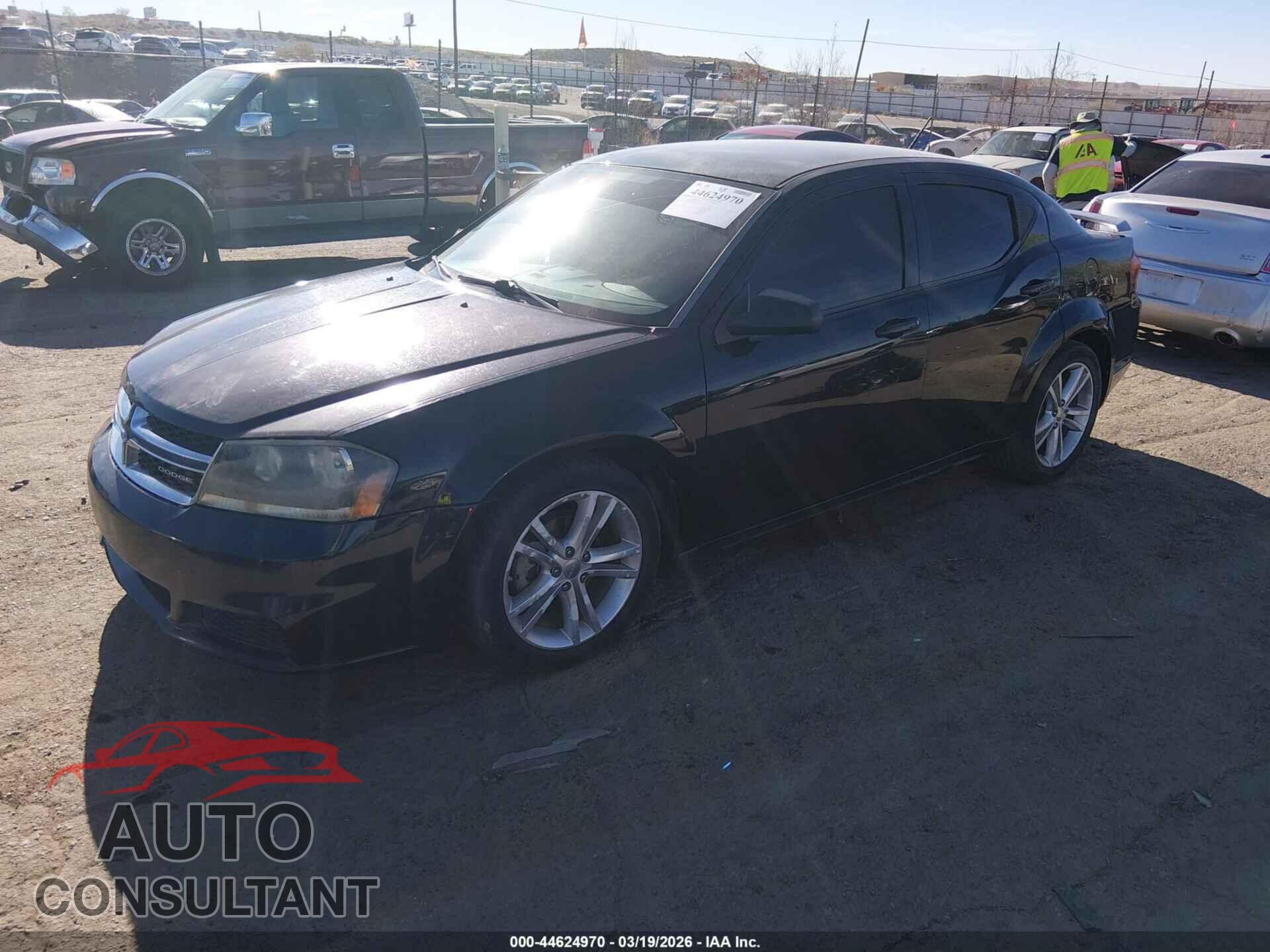 DODGE AVENGER 2013 - 1C3CDZAG4DN526260
