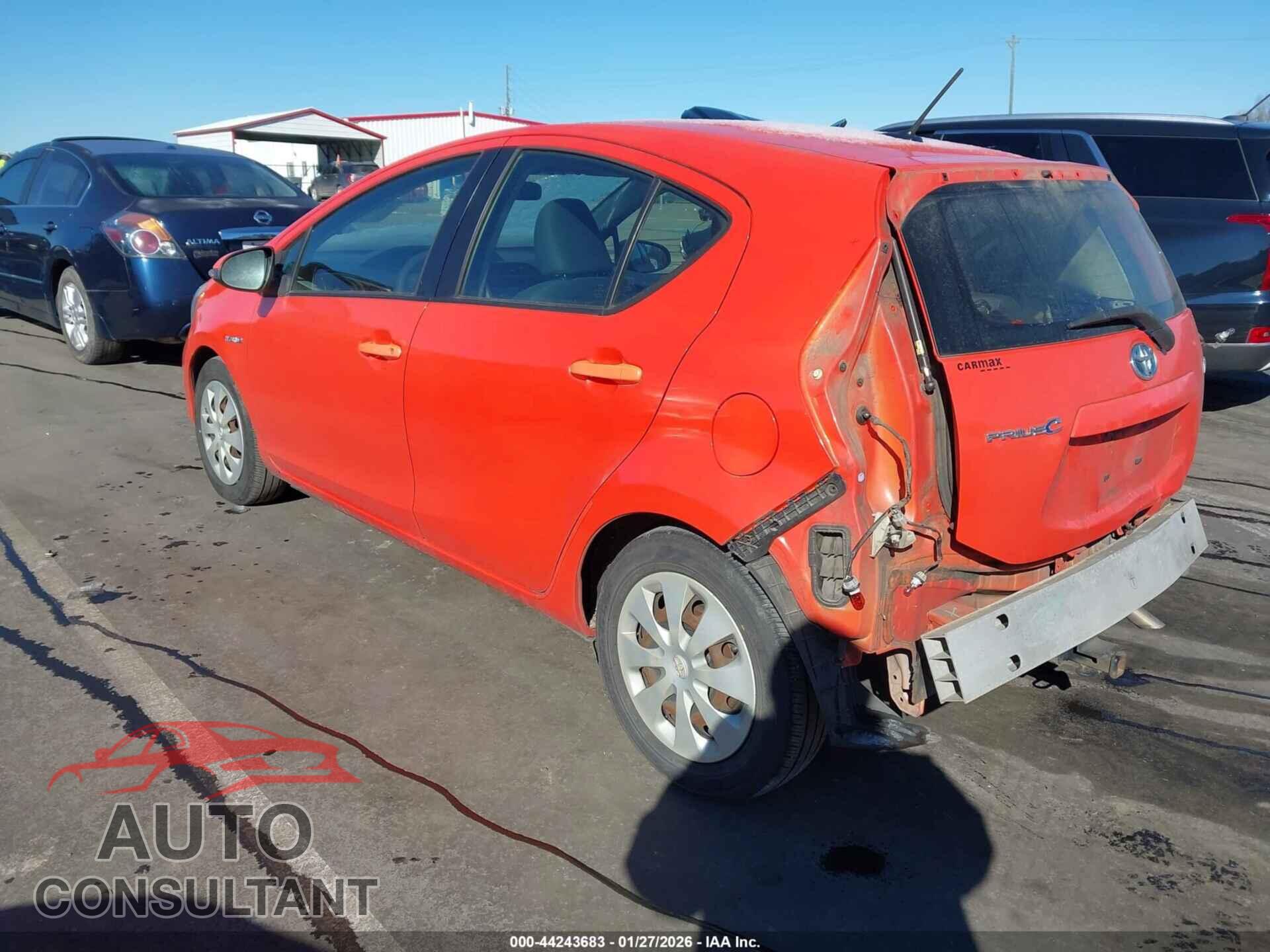 TOYOTA PRIUS C 2013 - JTDKDTB30D1040407