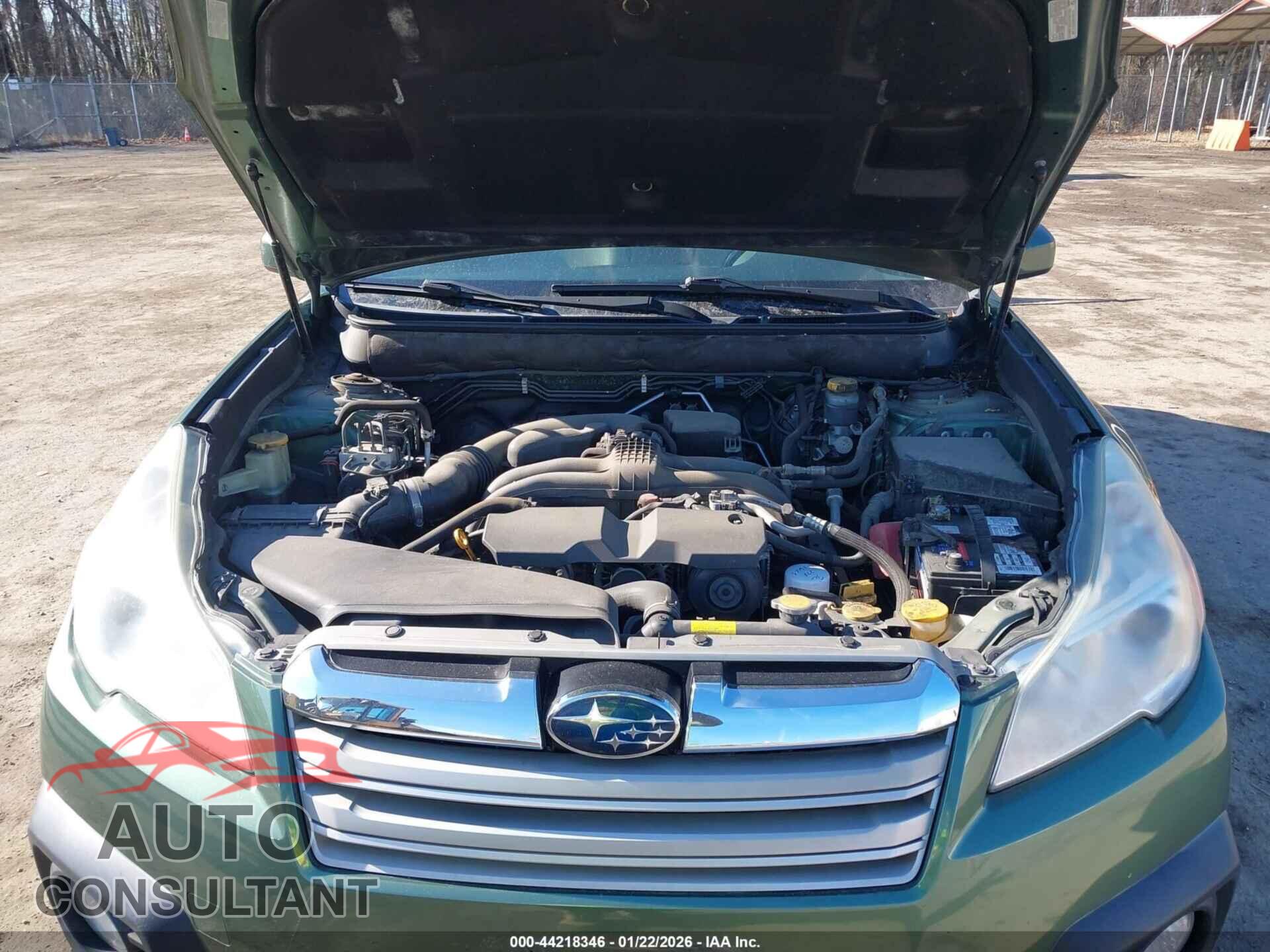 SUBARU OUTBACK 2014 - 4S4BRBLC2E3327162