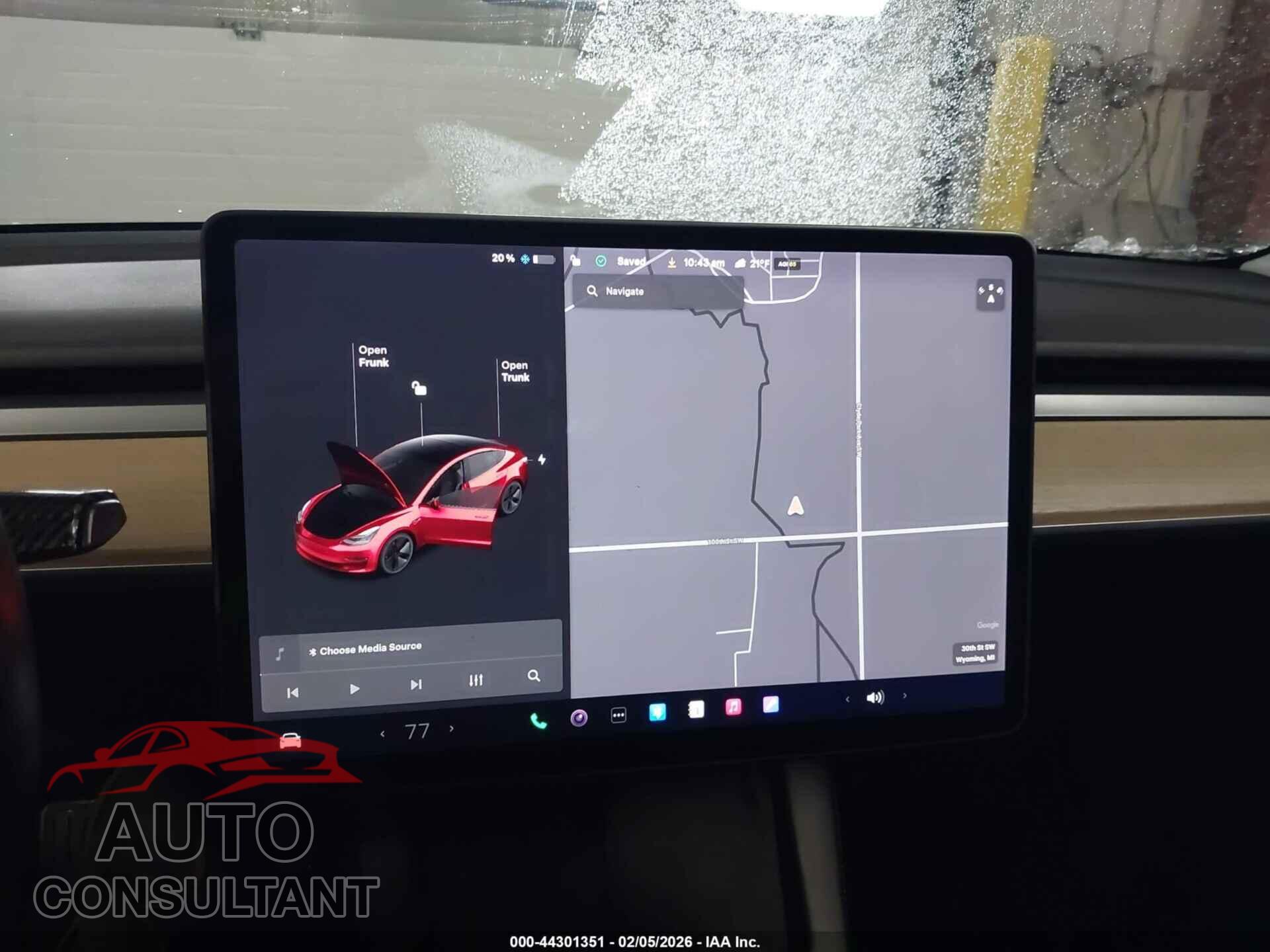 TESLA MODEL 3 2021 - 5YJ3E1EA3MF852436