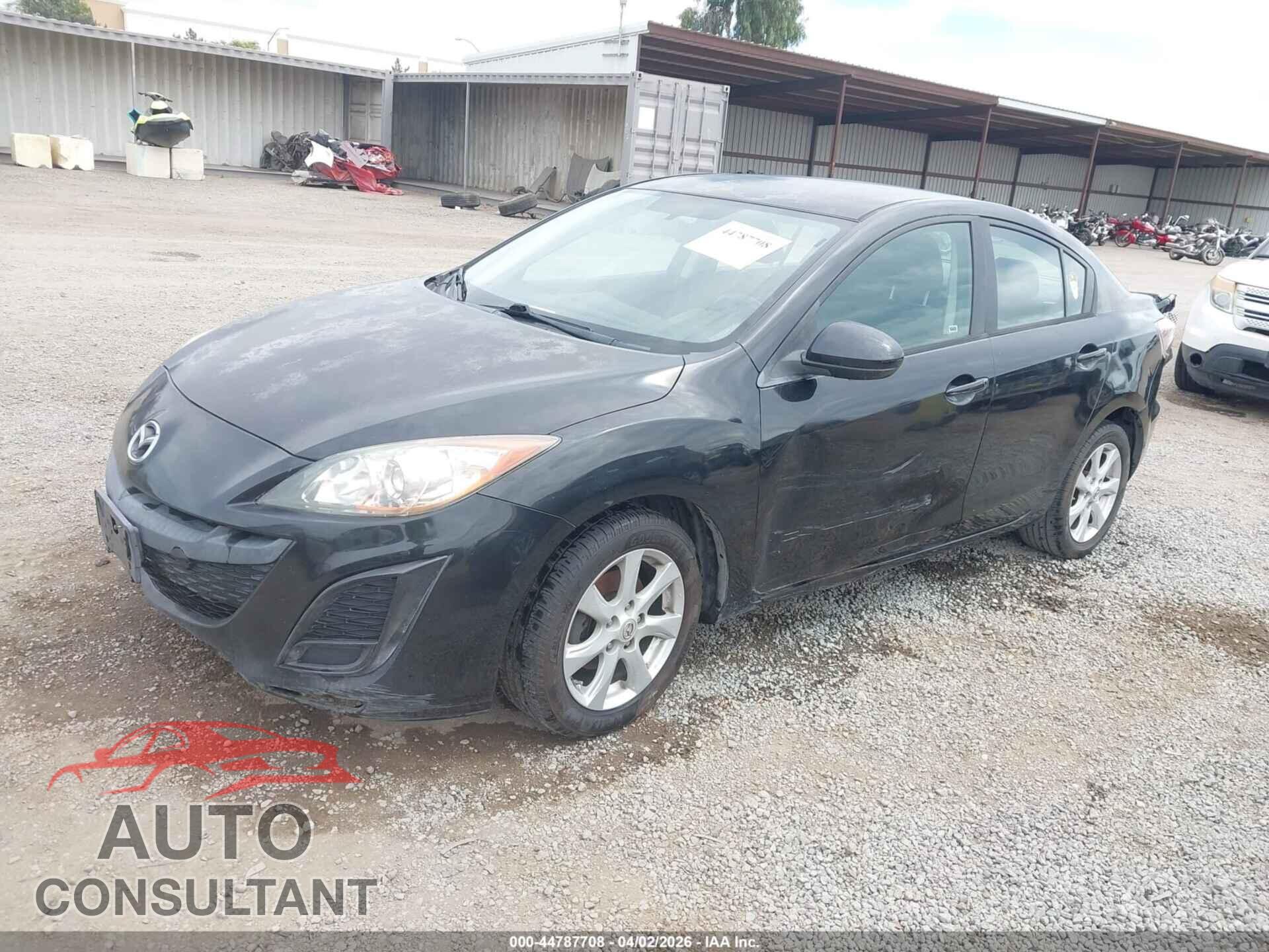 MAZDA MAZDA3 2011 - JM1BL1VG0B1496782