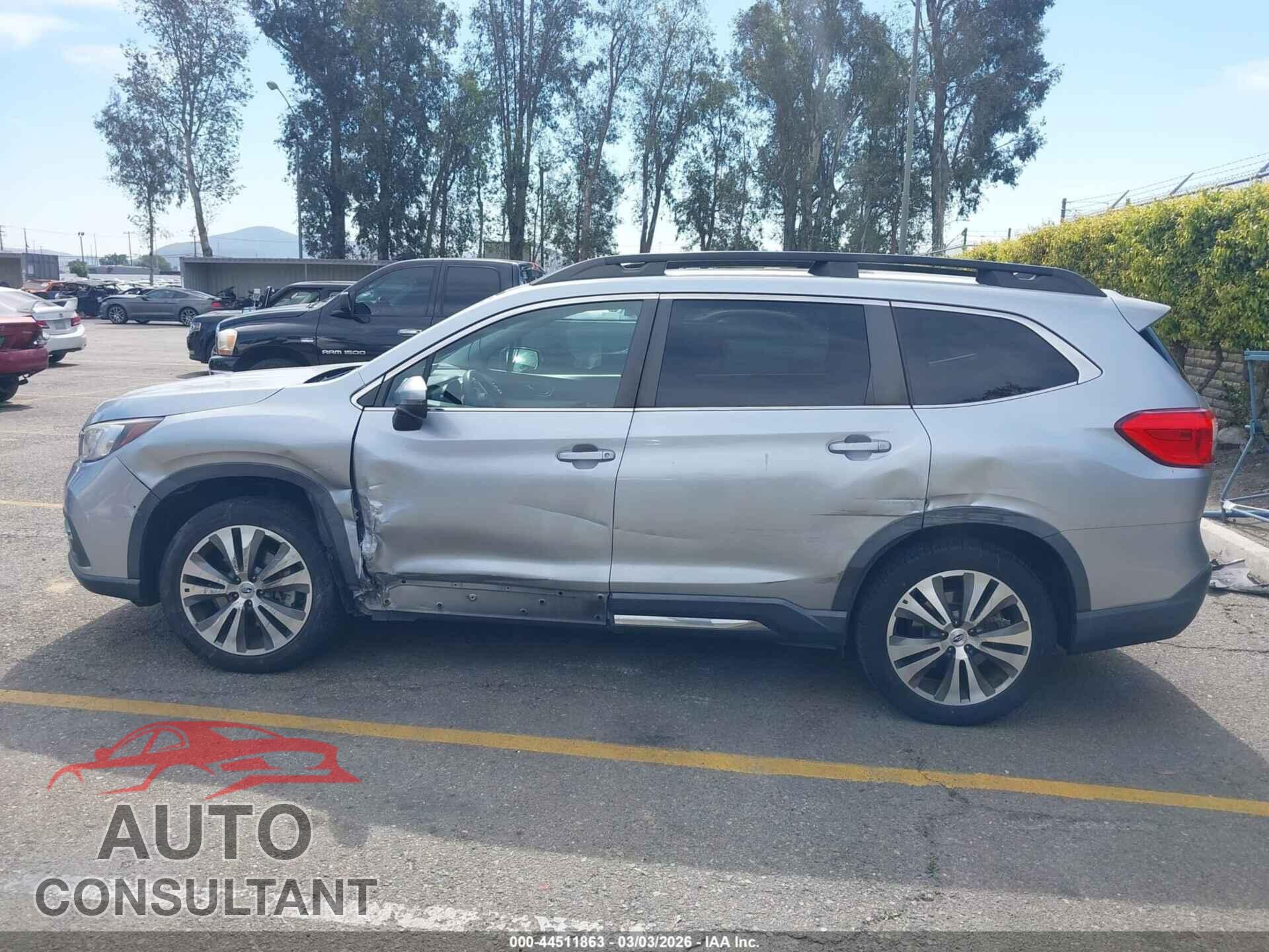 SUBARU ASCENT 2019 - 4S4WMAPD7K3452098