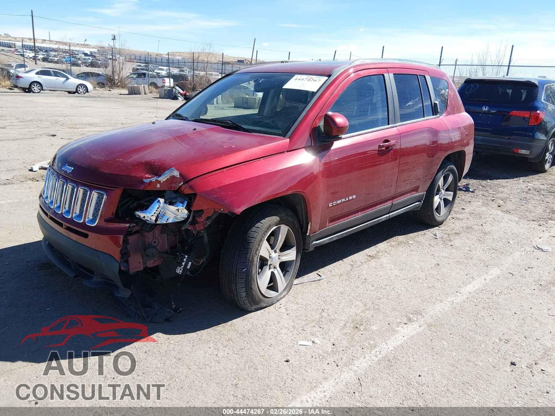 JEEP COMPASS 2017 - 1C4NJCEB9HD211118