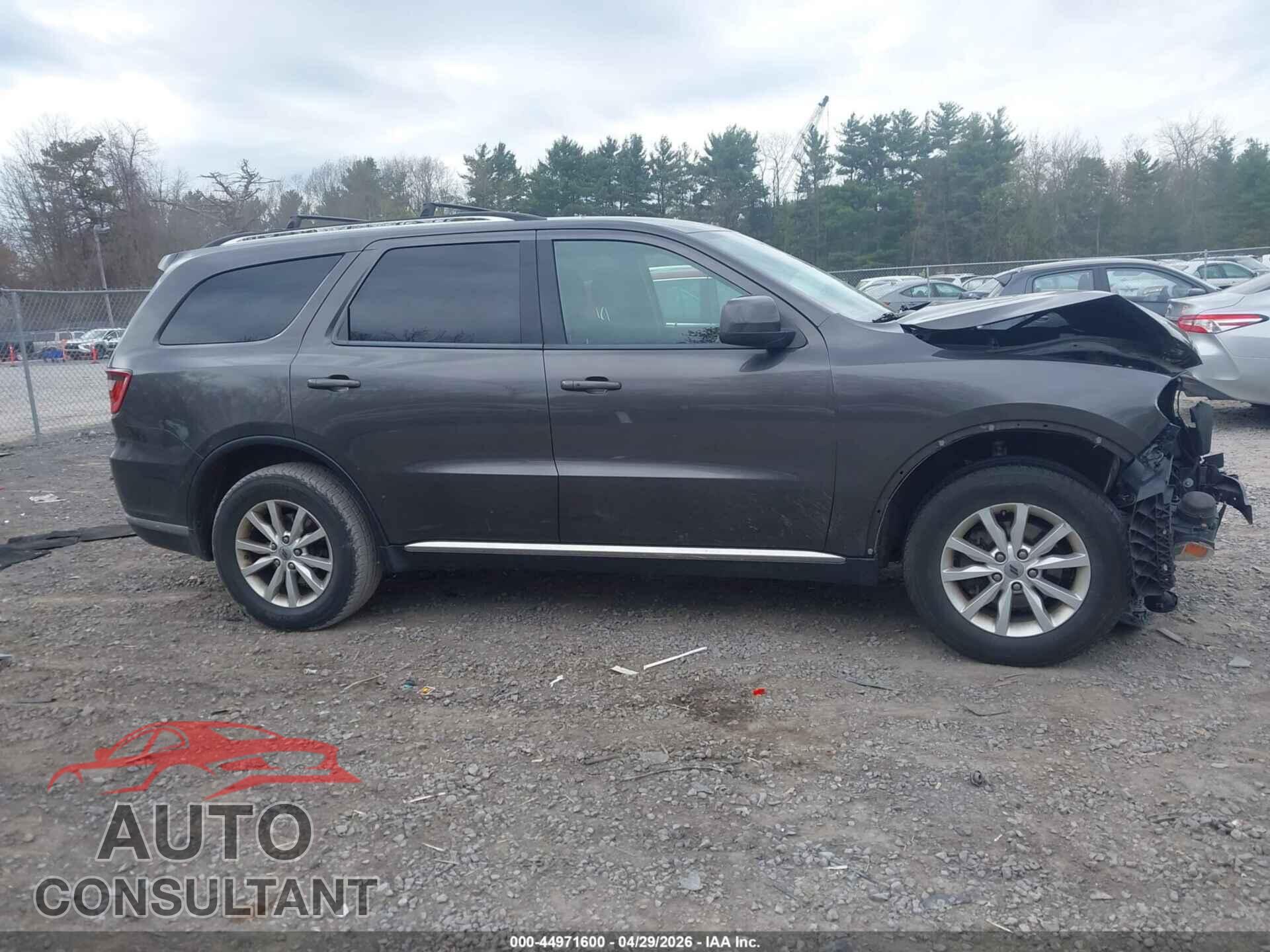 DODGE DURANGO 2019 - 1C4RDJAG0KC848510