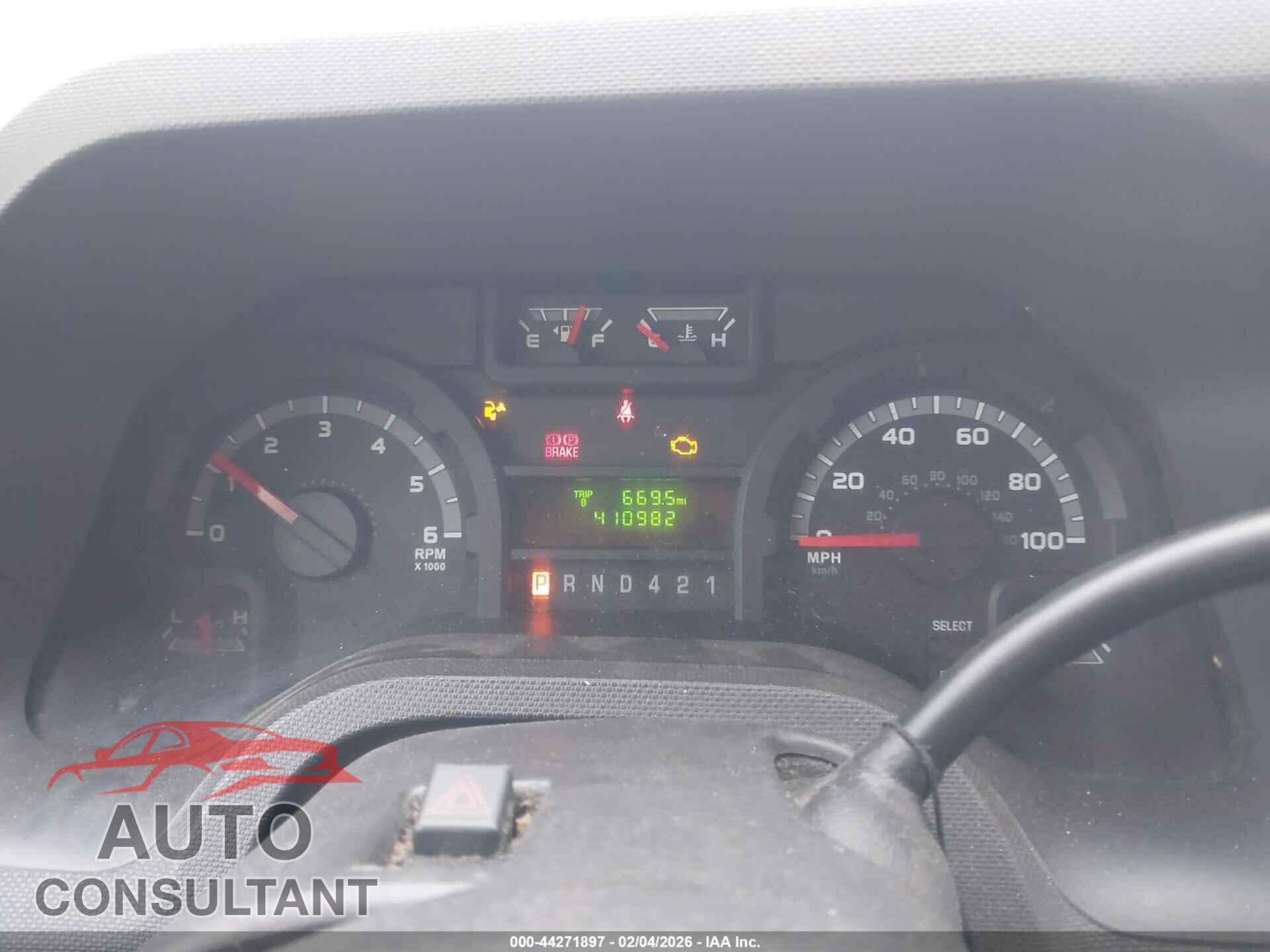 FORD E-450 CUTAWAY 2016 - 1FDXE4FS2GDC46269