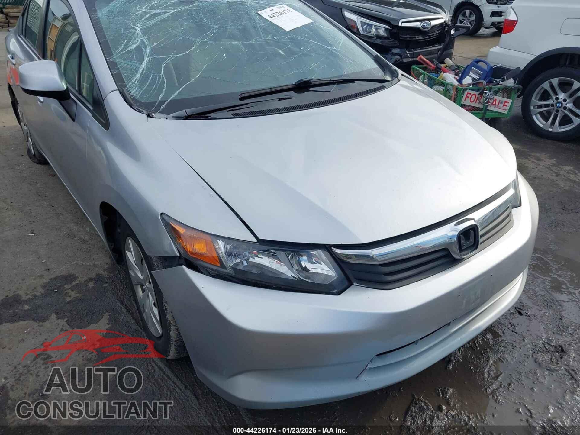 HONDA CIVIC 2012 - 19XFB2F5XCE309327