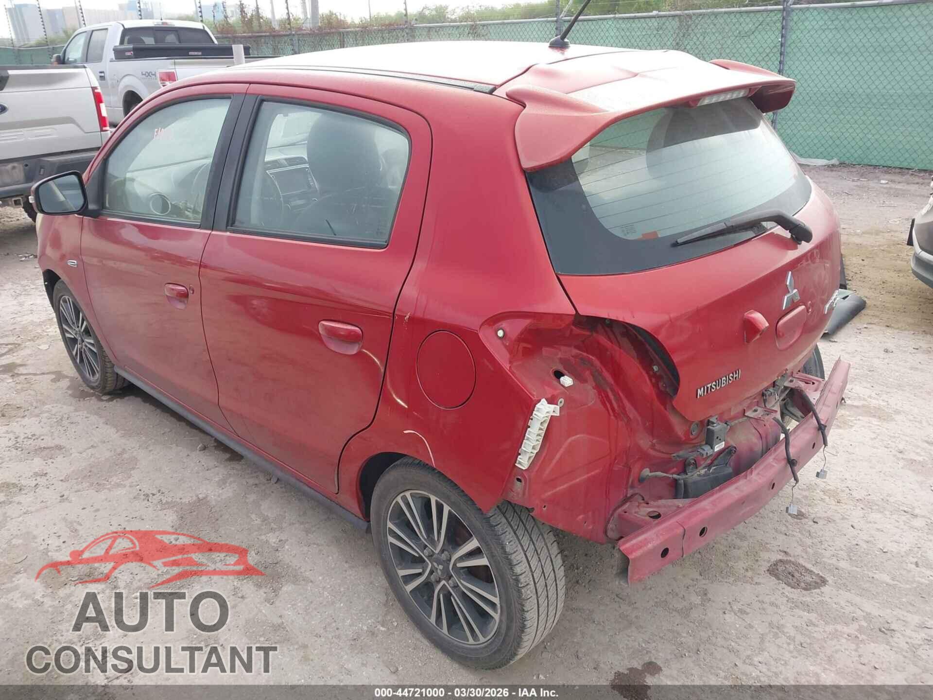 MITSUBISHI MIRAGE 2017 - ML32A5HJ2HH016457