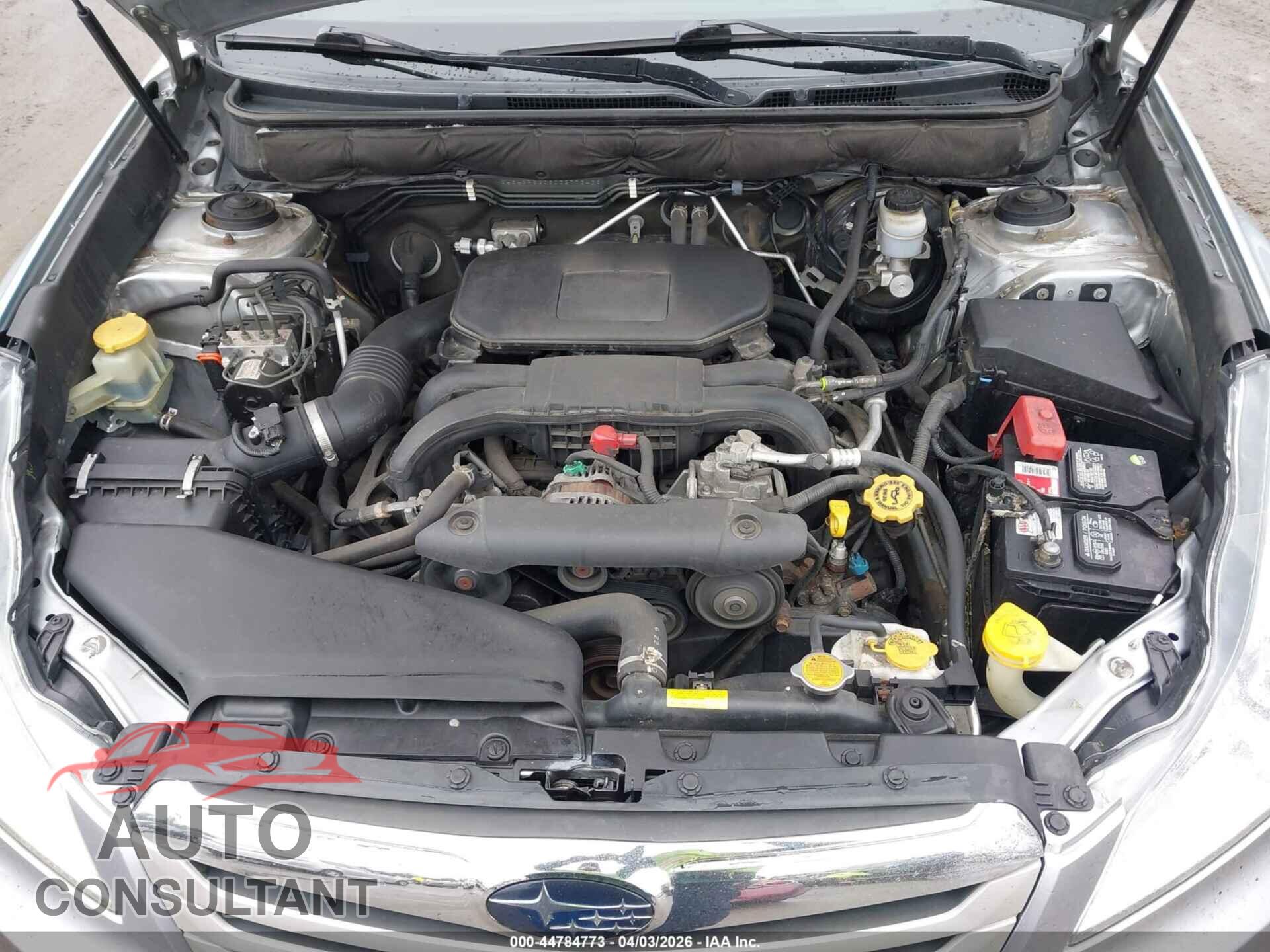 SUBARU OUTBACK 2012 - 4S4BRBGC8C3277343