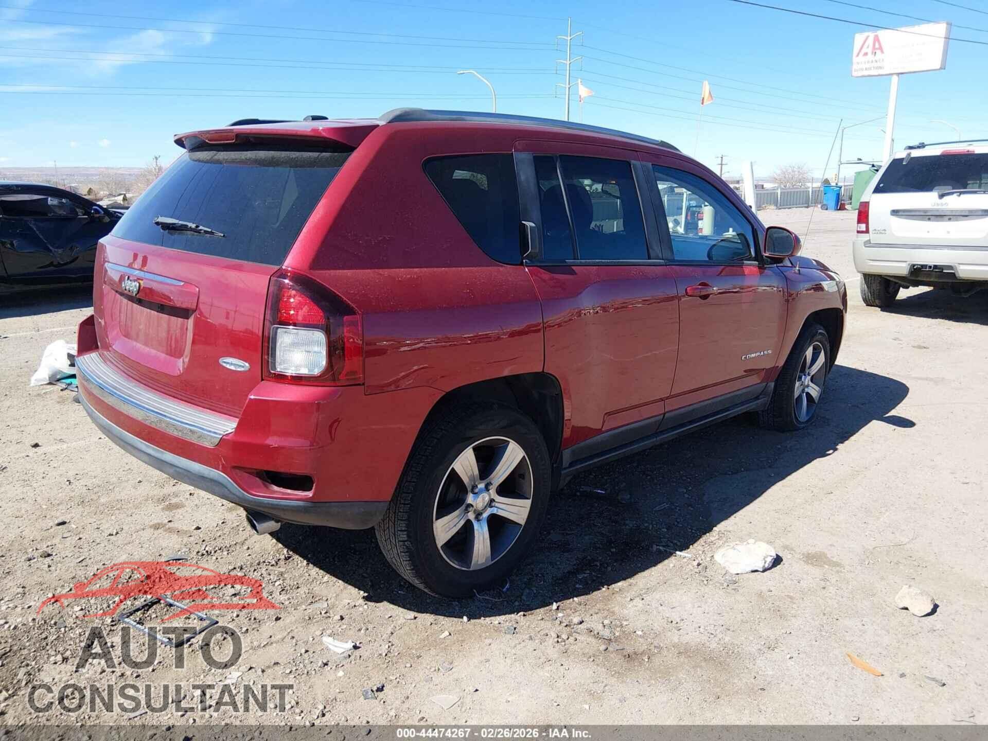 JEEP COMPASS 2017 - 1C4NJCEB9HD211118