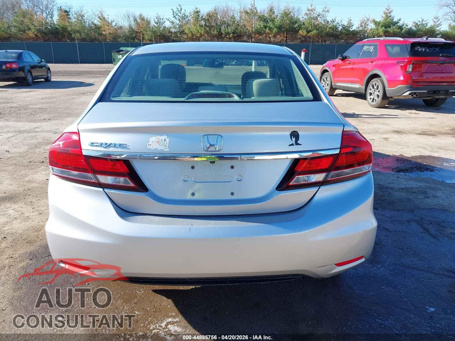HONDA CIVIC 2013 - 19XFB2F86DE088675
