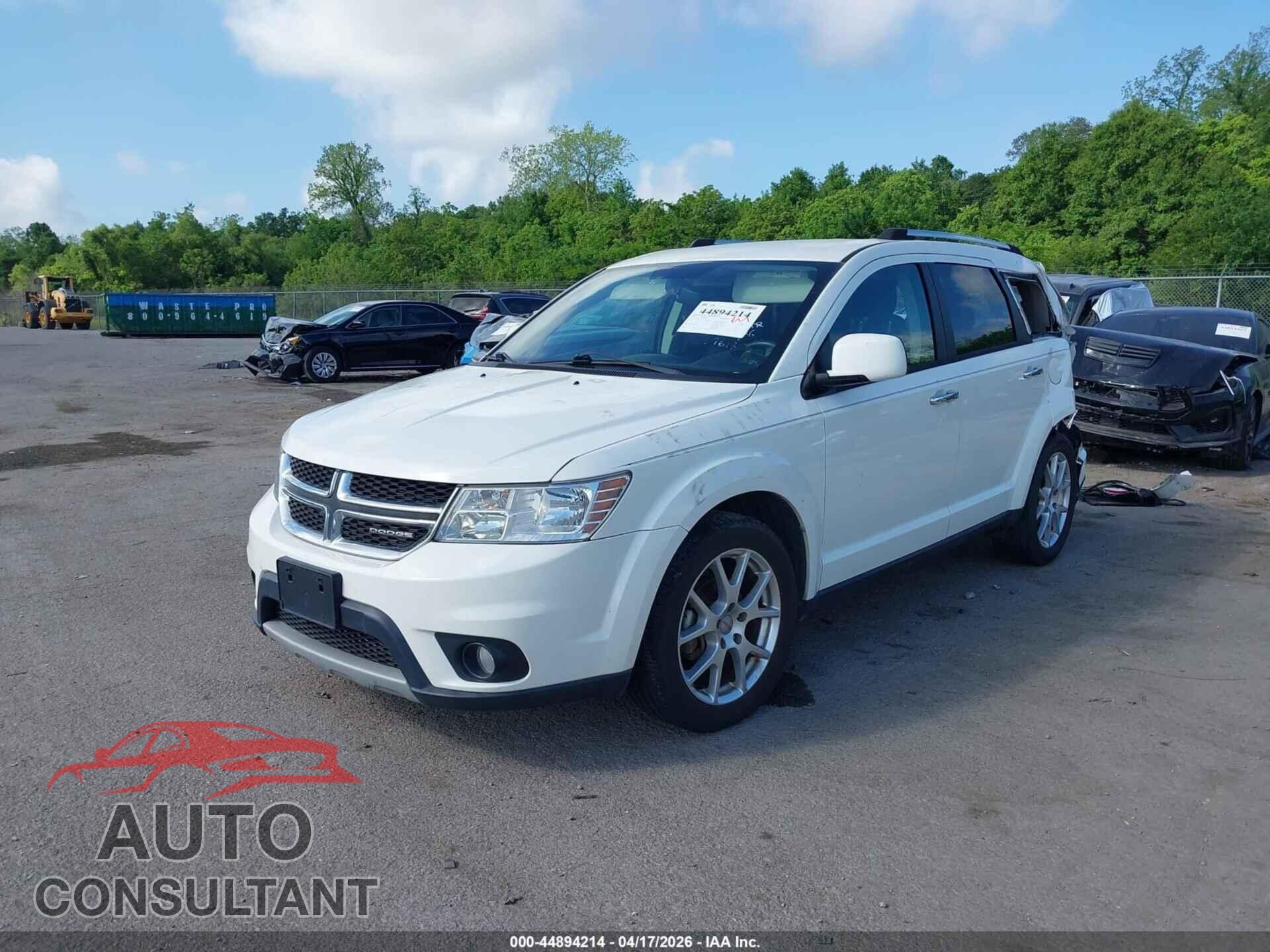 DODGE JOURNEY 2012 - 3C4PDCDG5CT147613