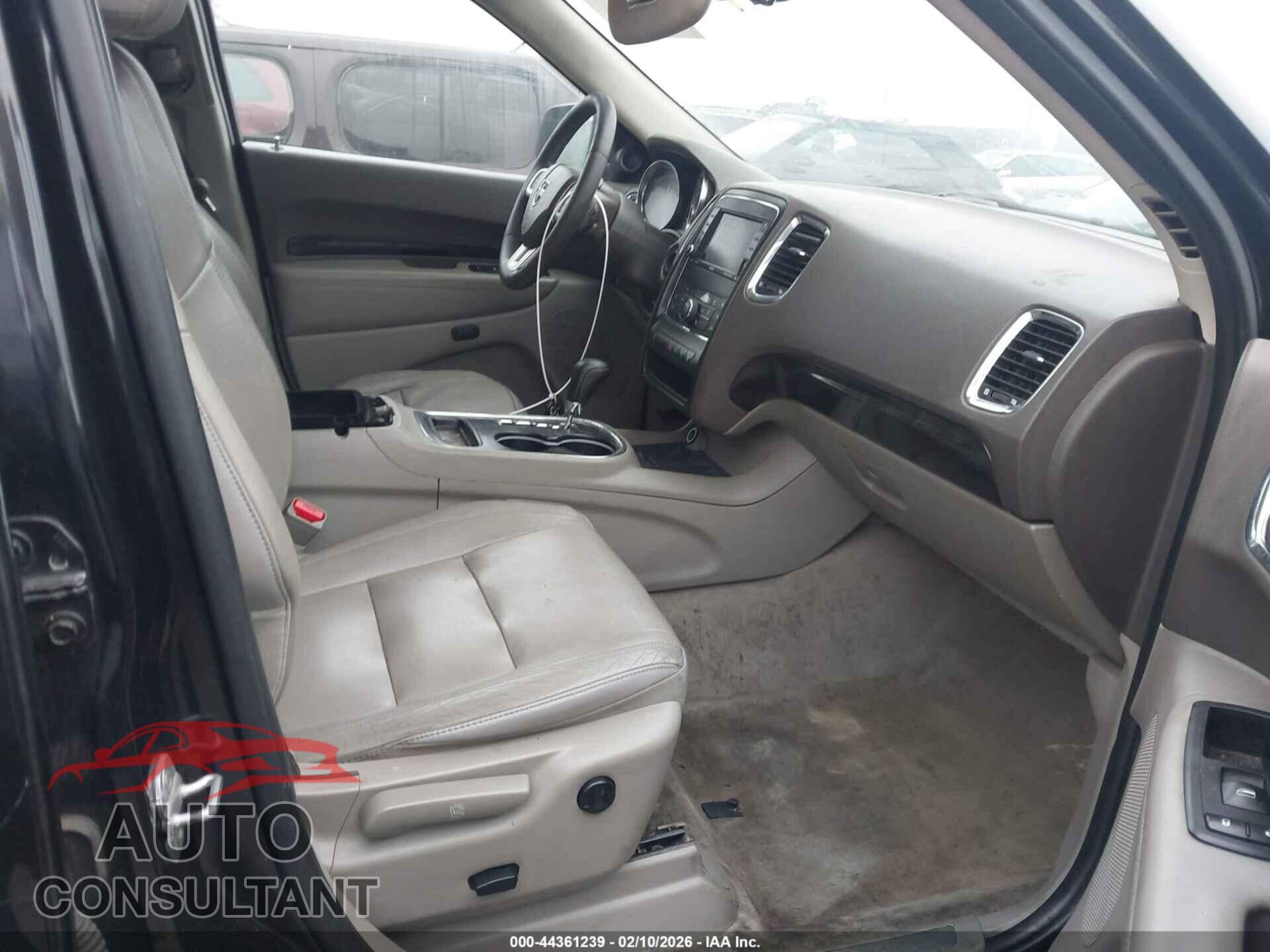 DODGE DURANGO 2012 - 1C4RDJDGXCC277010