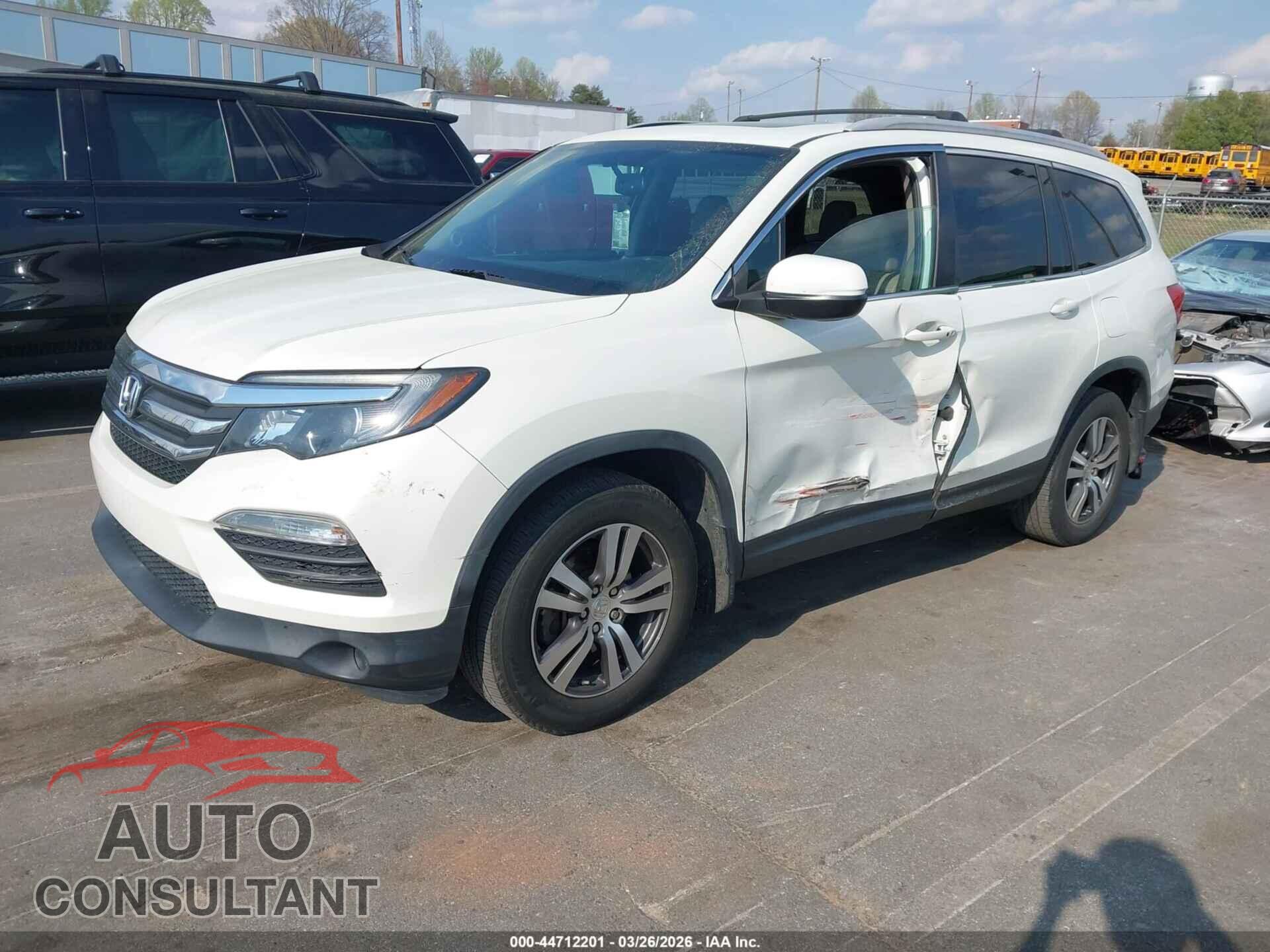 HONDA PILOT 2017 - 5FNYF6H54HB044391