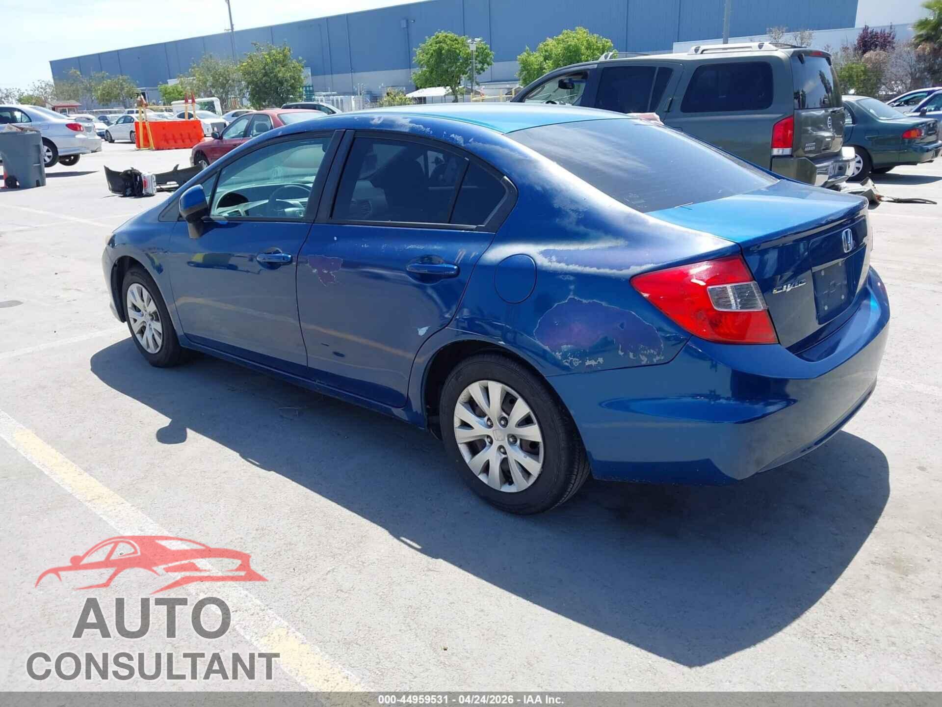 HONDA CIVIC 2012 - 2HGFB2F59CH558661
