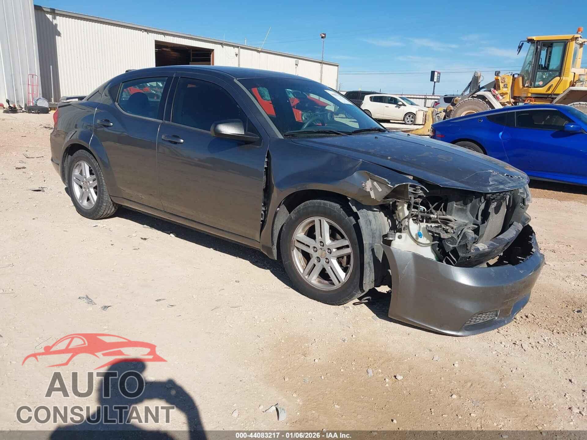 DODGE AVENGER 2013 - 1C3CDZAG7DN616227