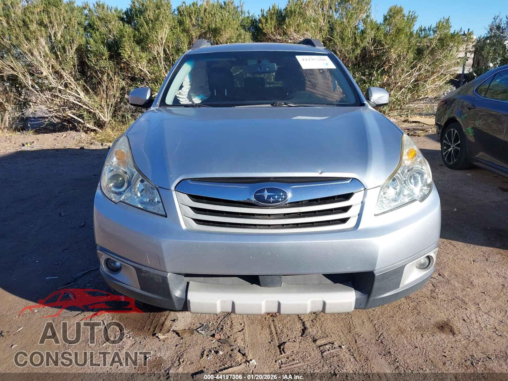 SUBARU OUTBACK 2012 - 4S4BRBLC0C3262129