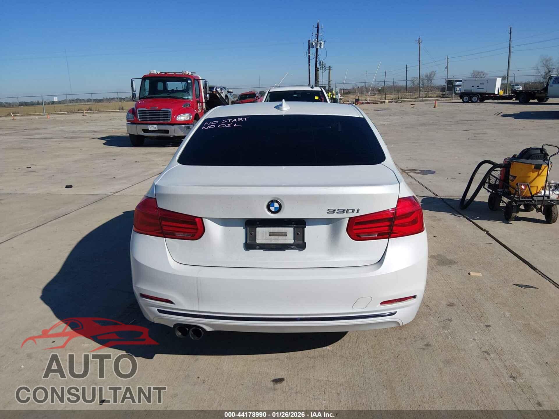 BMW 330I 2017 - WBA8B9G51HNU51274