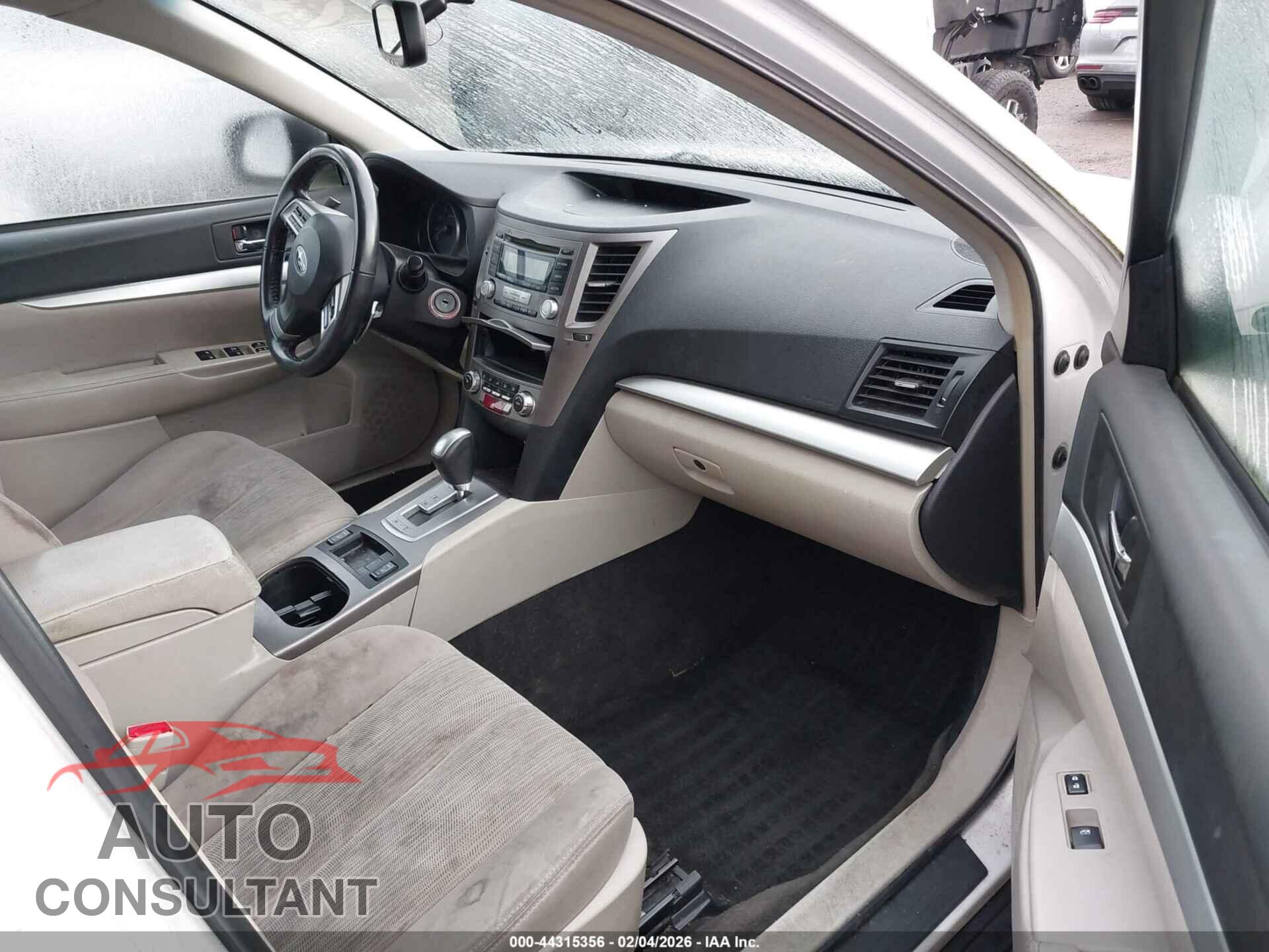SUBARU OUTBACK 2013 - 4S4BRBCC0D3224479