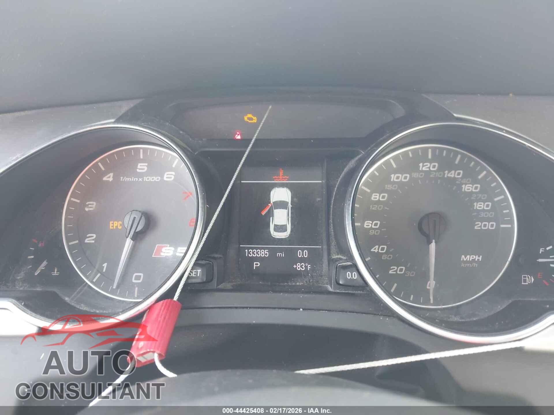 AUDI S5 2012 - WAUVVAFR2CA010530