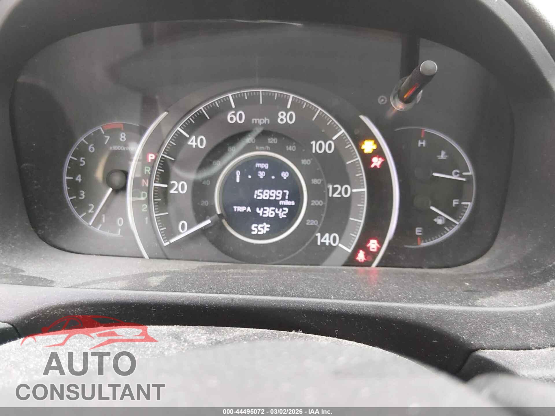 HONDA CR-V 2013 - 5J6RM3H78DL006500