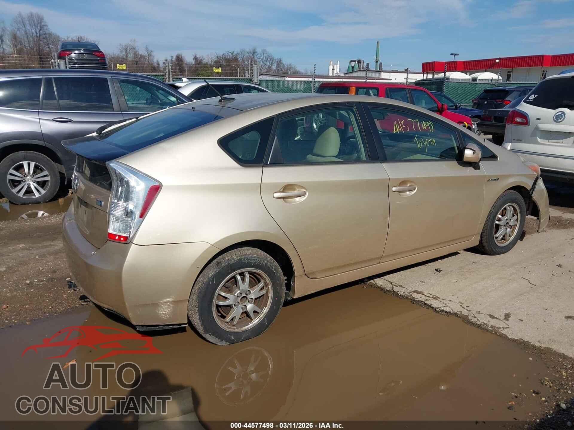 TOYOTA PRIUS 2011 - JTDKN3DU6B1426250