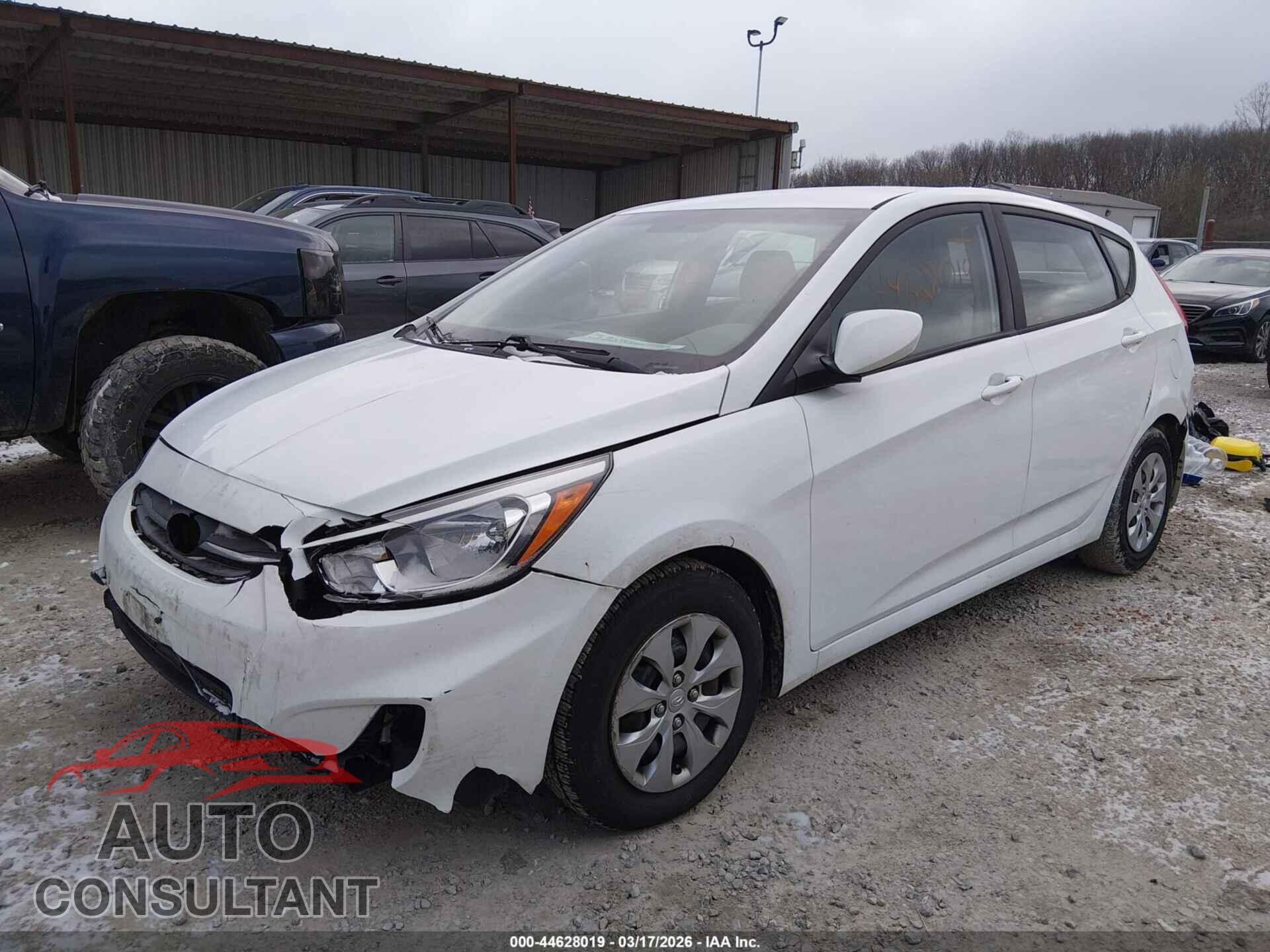 HYUNDAI ACCENT 2017 - KMHCT5AE5HU302198
