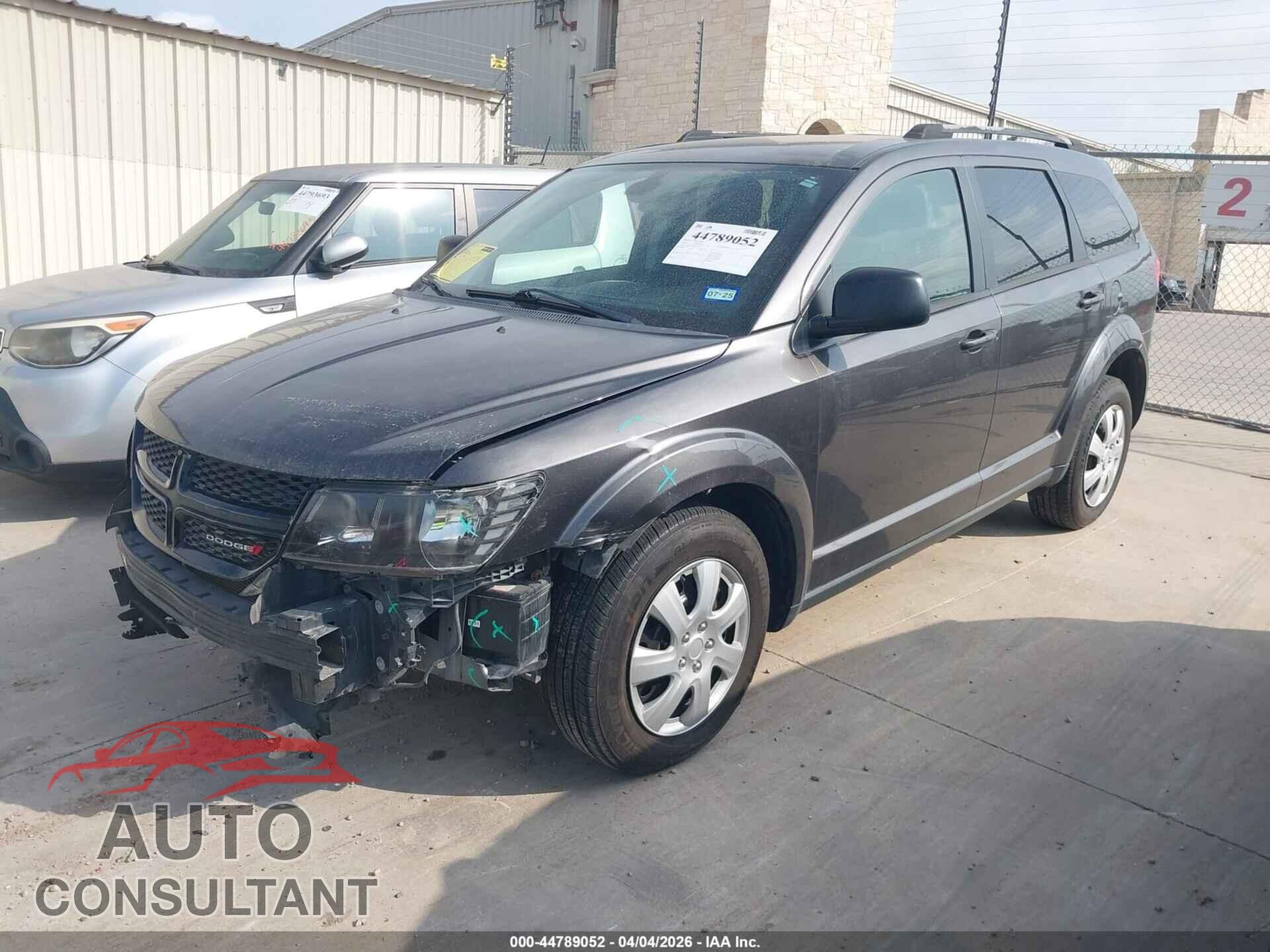 DODGE JOURNEY 2018 - 3C4PDCAB8JT447152