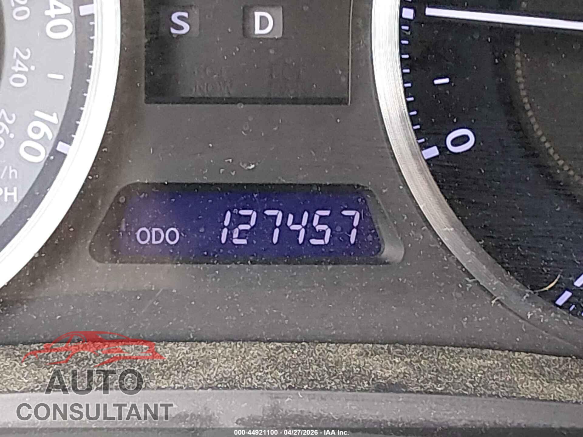 LEXUS IS 250 2011 - JTHBF5C22B5140945