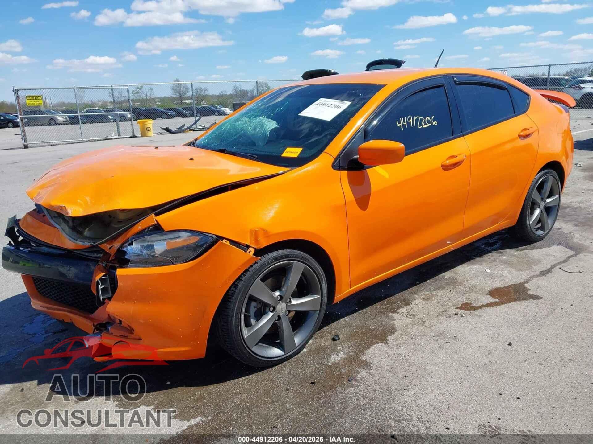 DODGE DART 2013 - 1C3CDFBA0DD302160
