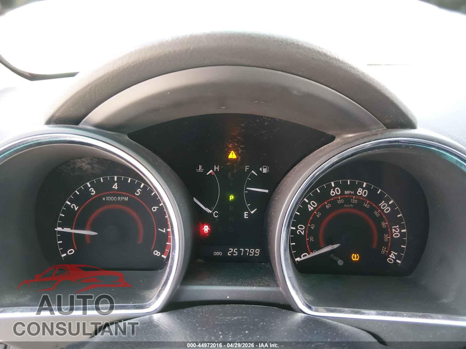 TOYOTA HIGHLANDER 2012 - 5TDBK3EH9CS142948