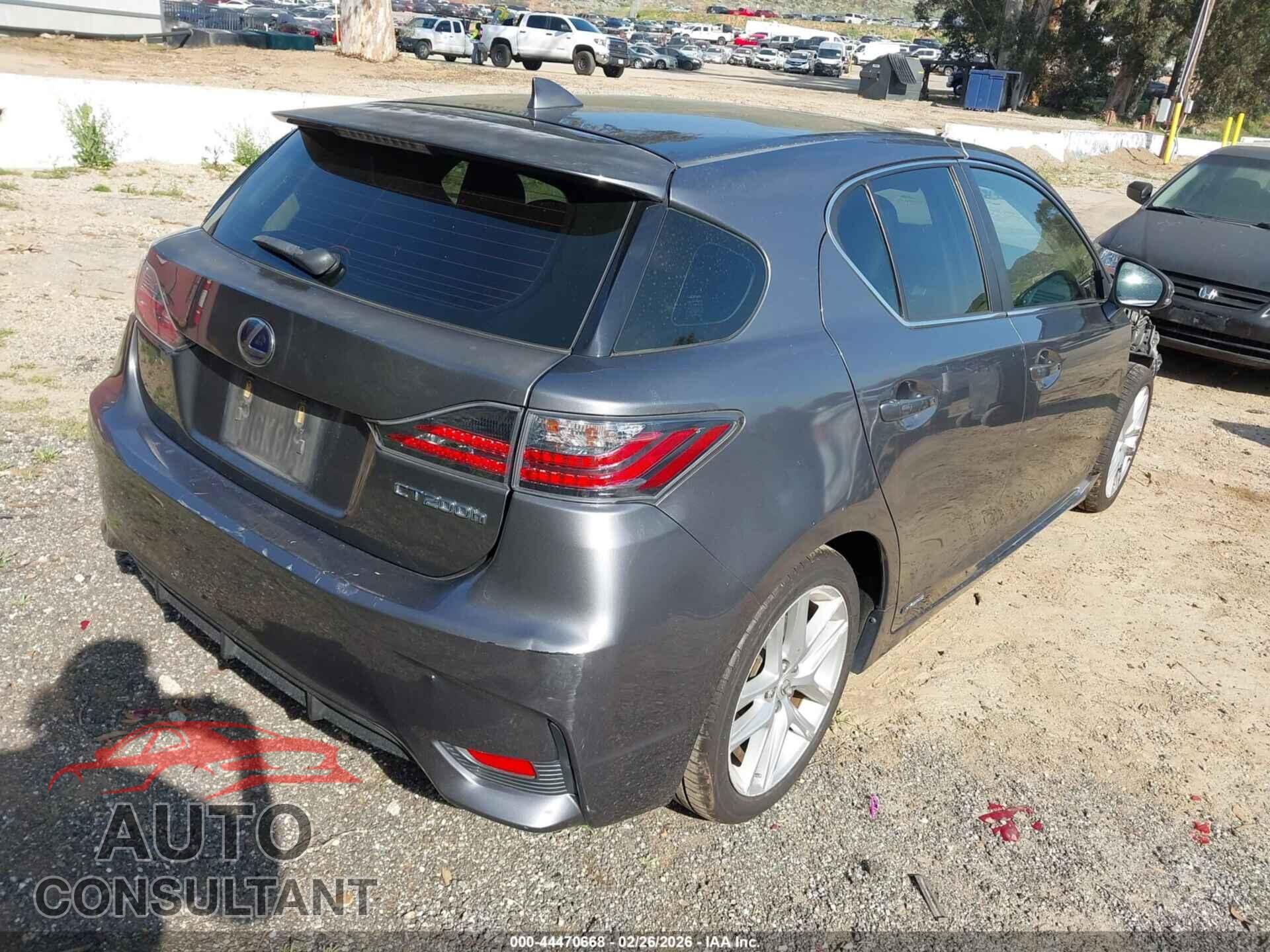 LEXUS CT 200H 2014 - JTHKD5BH8E2186605