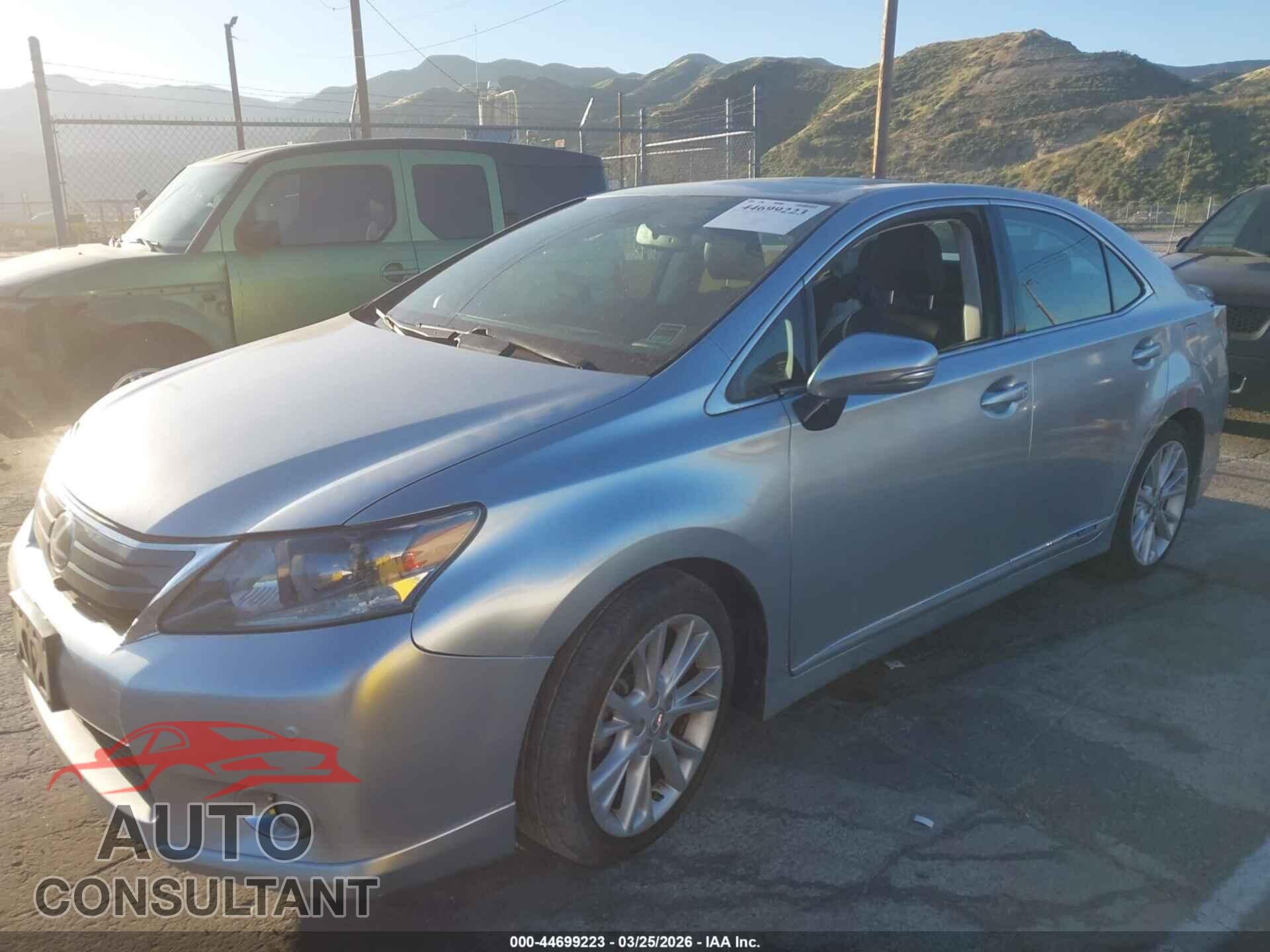 LEXUS HS 250H 2010 - JTHBB1BAXA2018069