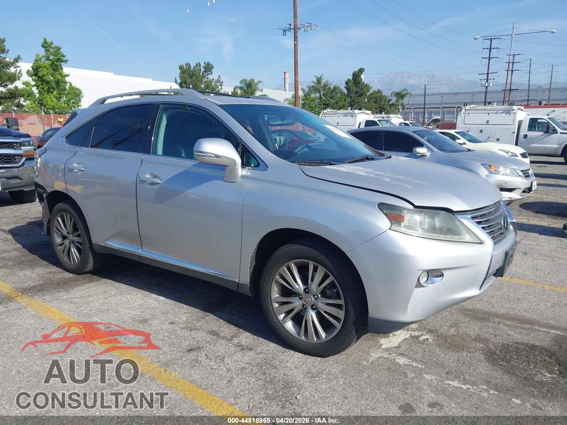LEXUS RX 350 2013 - 2T2ZK1BA3DC089549