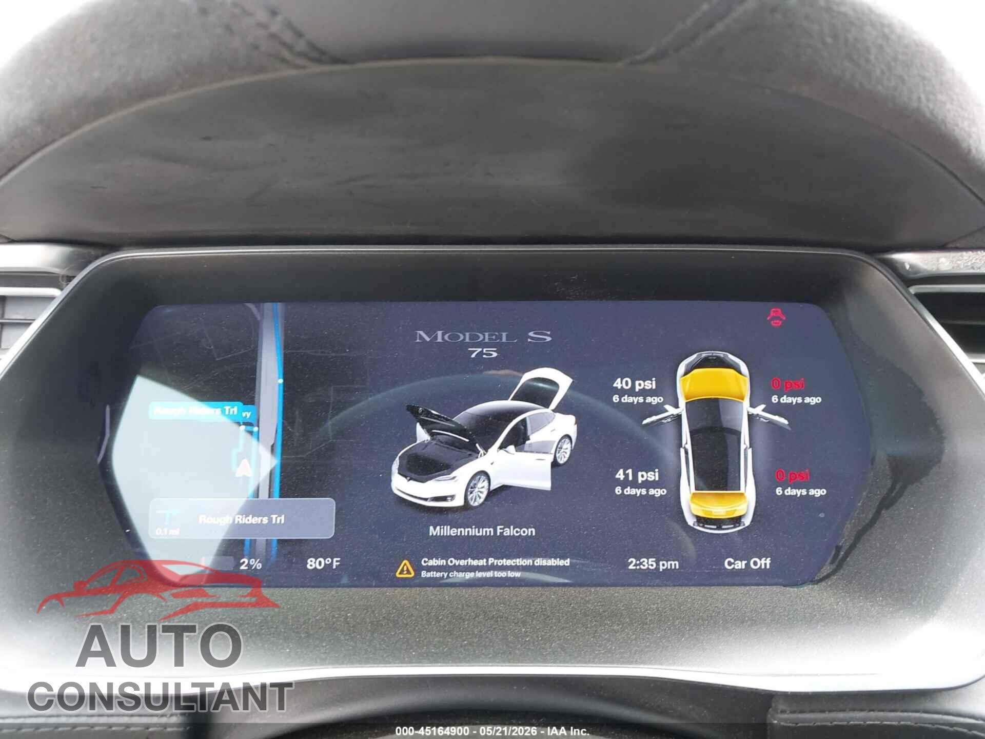 TESLA MODEL S 2016 - 5YJSA1E10GF172828