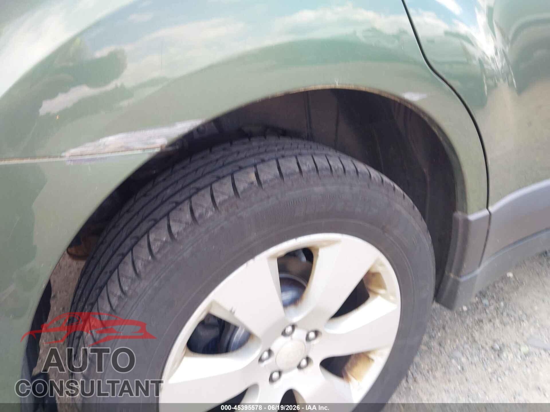 SUBARU OUTBACK 2012 - 4S4BRBCC5C3255029