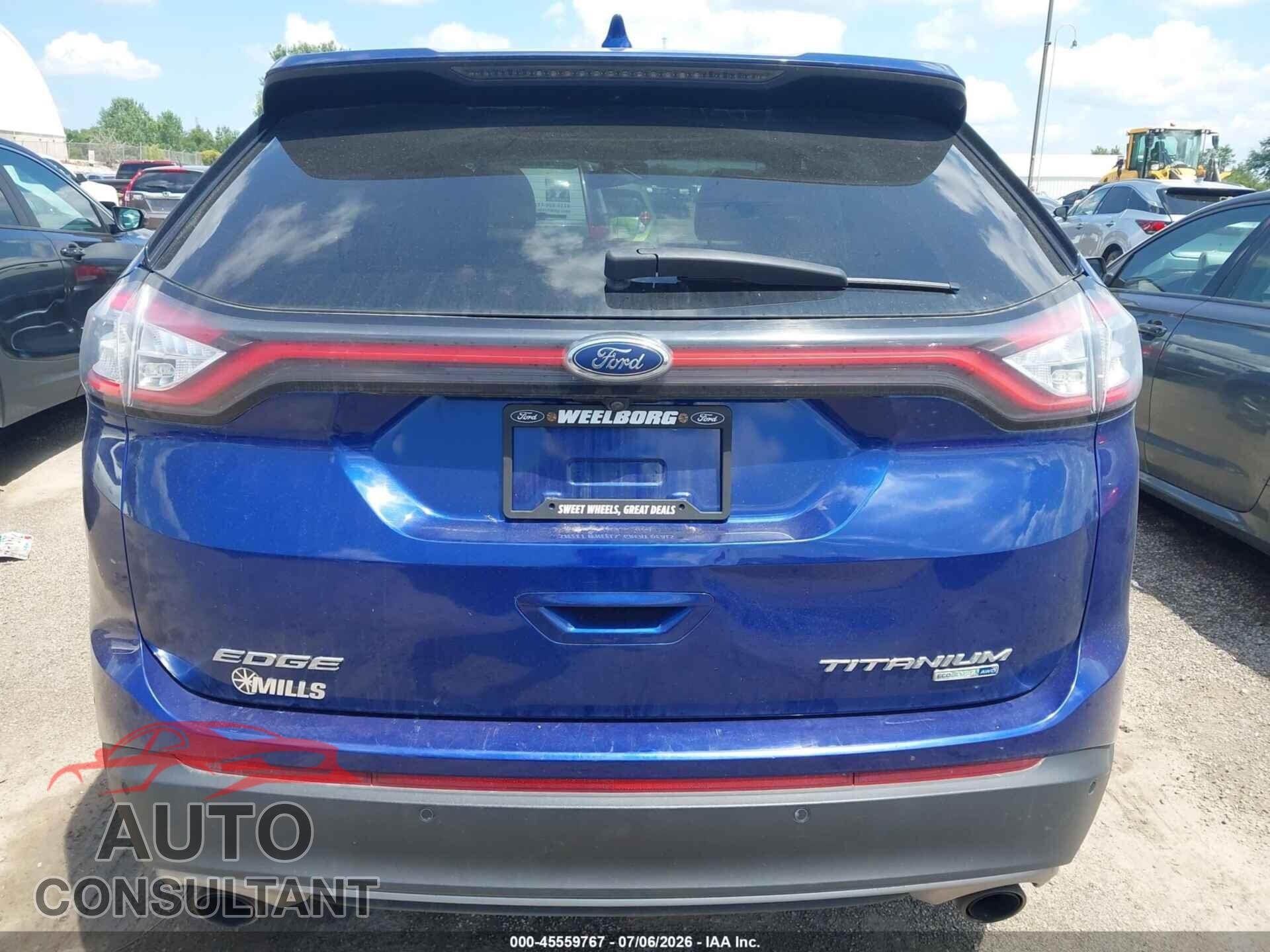FORD EDGE 2015 - 2FMPK4K92FBB30540