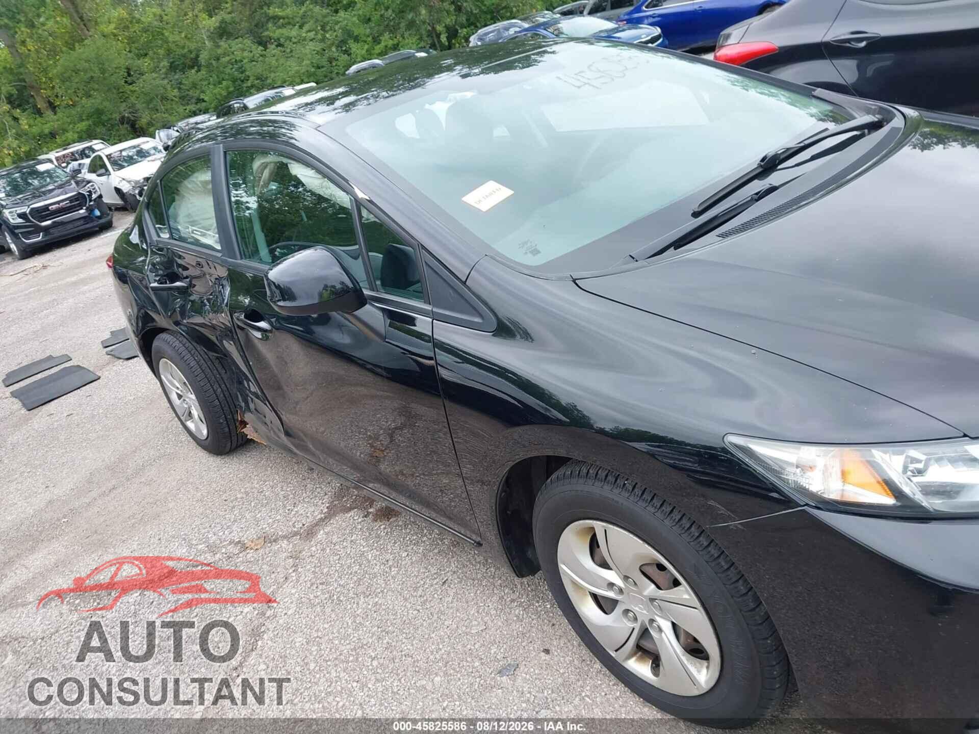 HONDA CIVIC 2013 - 19XFB2E58DE057256