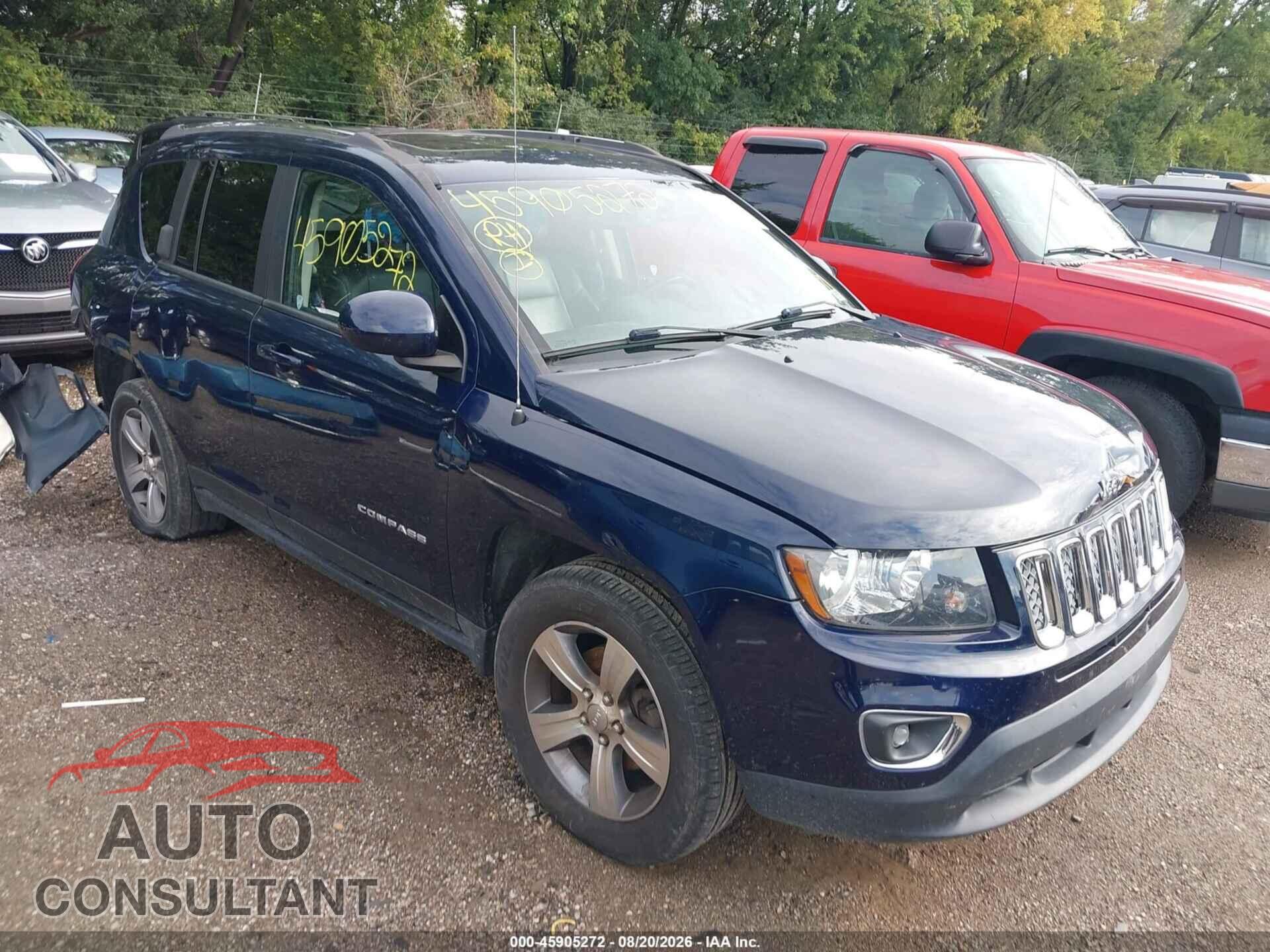 JEEP COMPASS 2017 - 1C4NJDEB4HD167986
