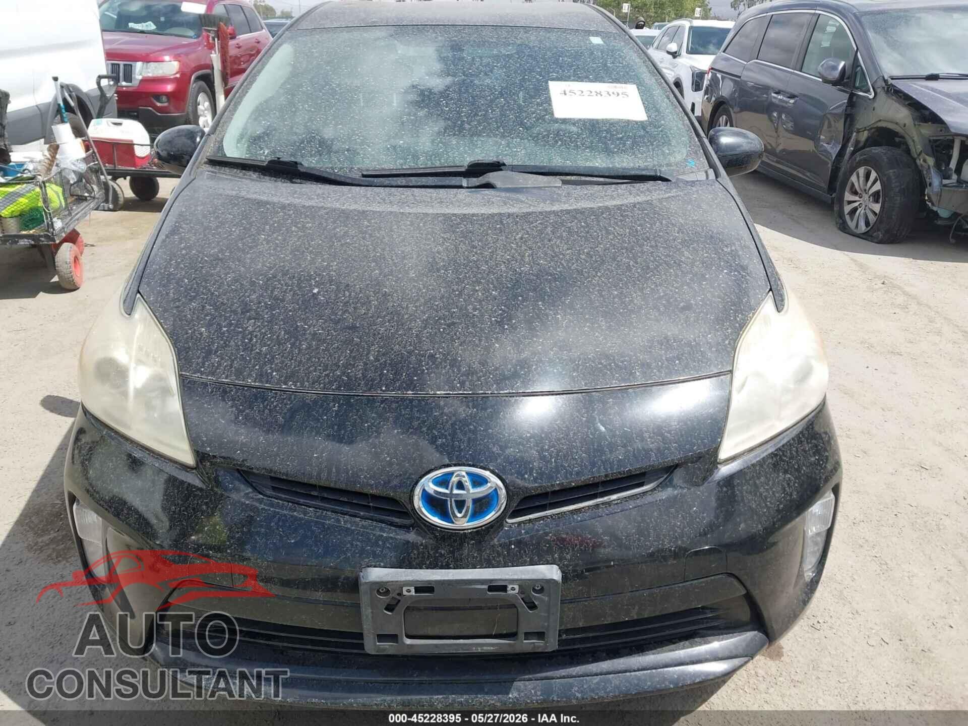 TOYOTA PRIUS 2012 - JTDKN3DU1C5520921