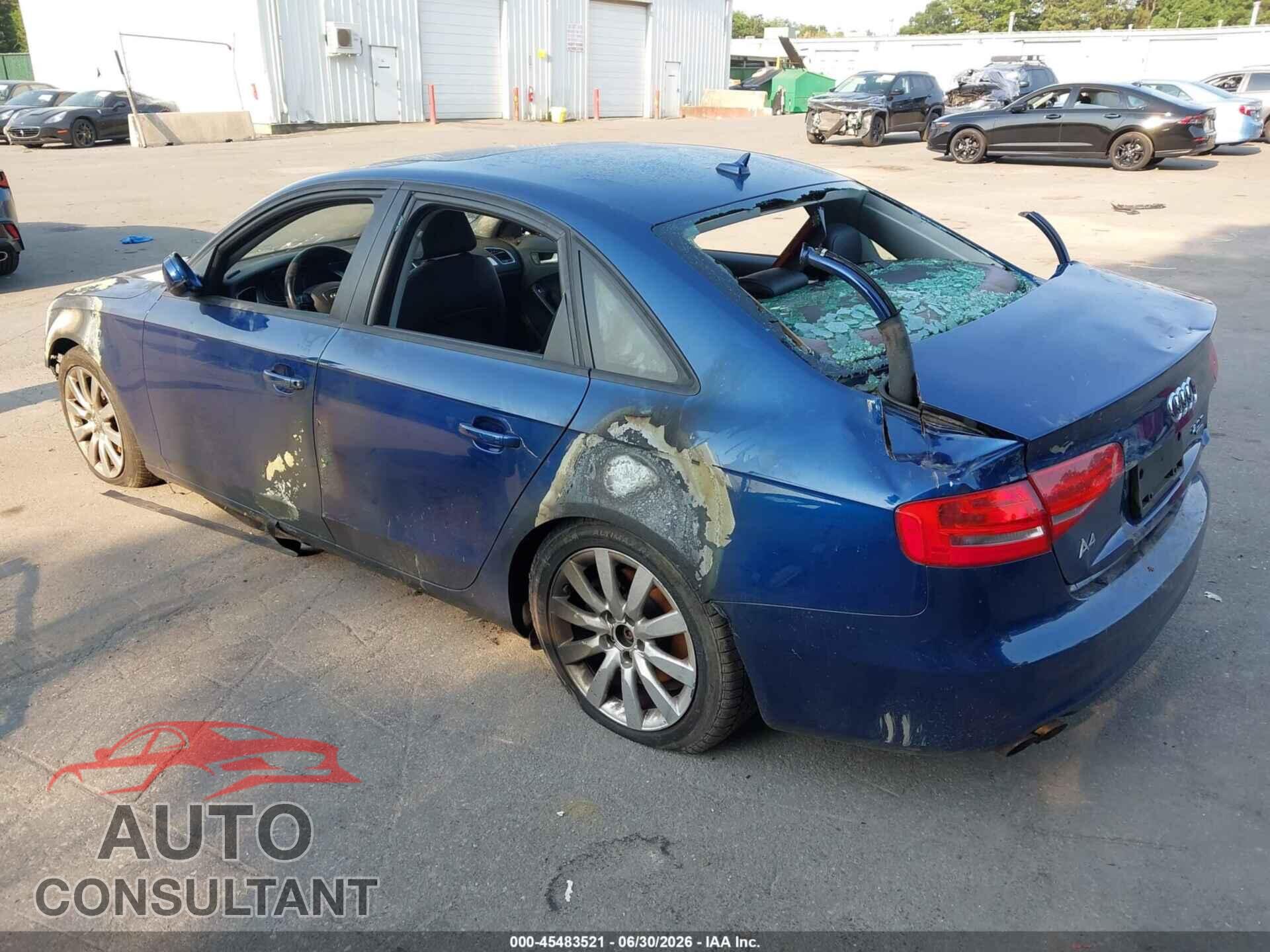 AUDI A4 2013 - WAUBFAFL2DN043498