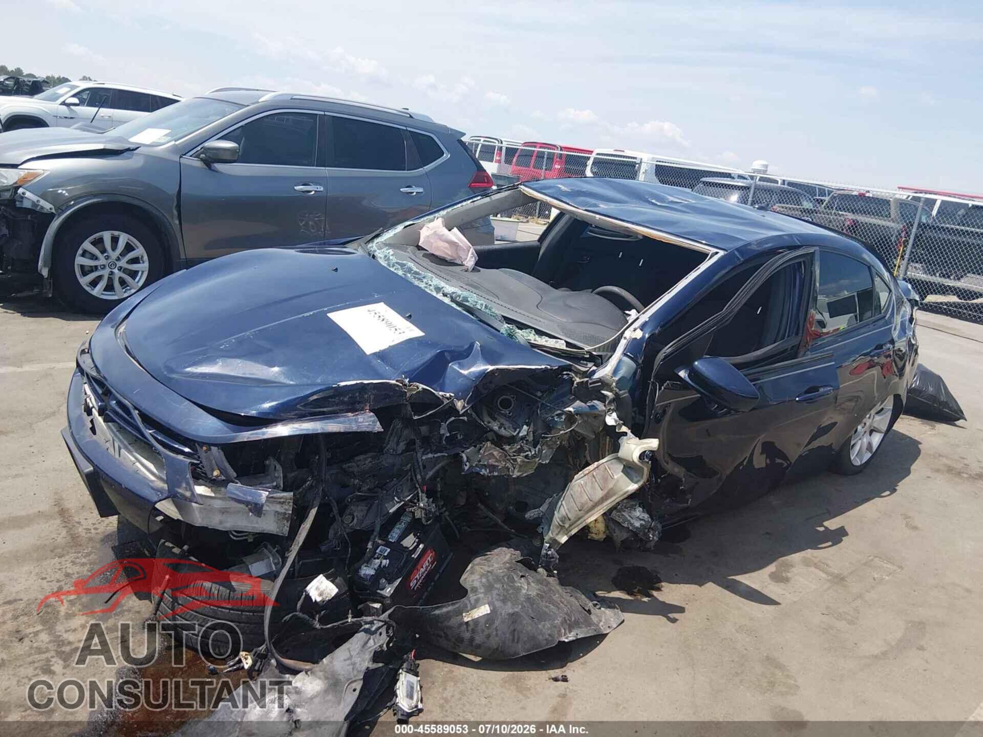 DODGE DART 2013 - 1C3CDFBA0DD157816