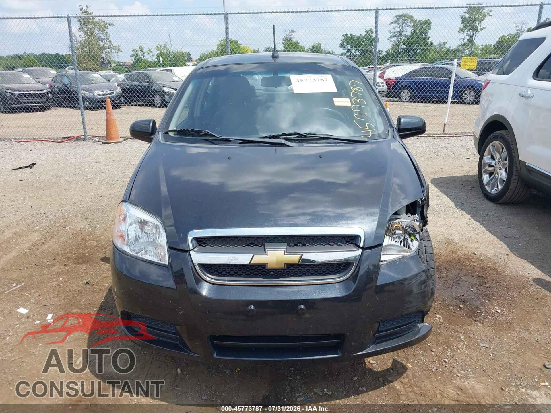 CHEVROLET AVEO 2009 - KL1TD56E09B682811