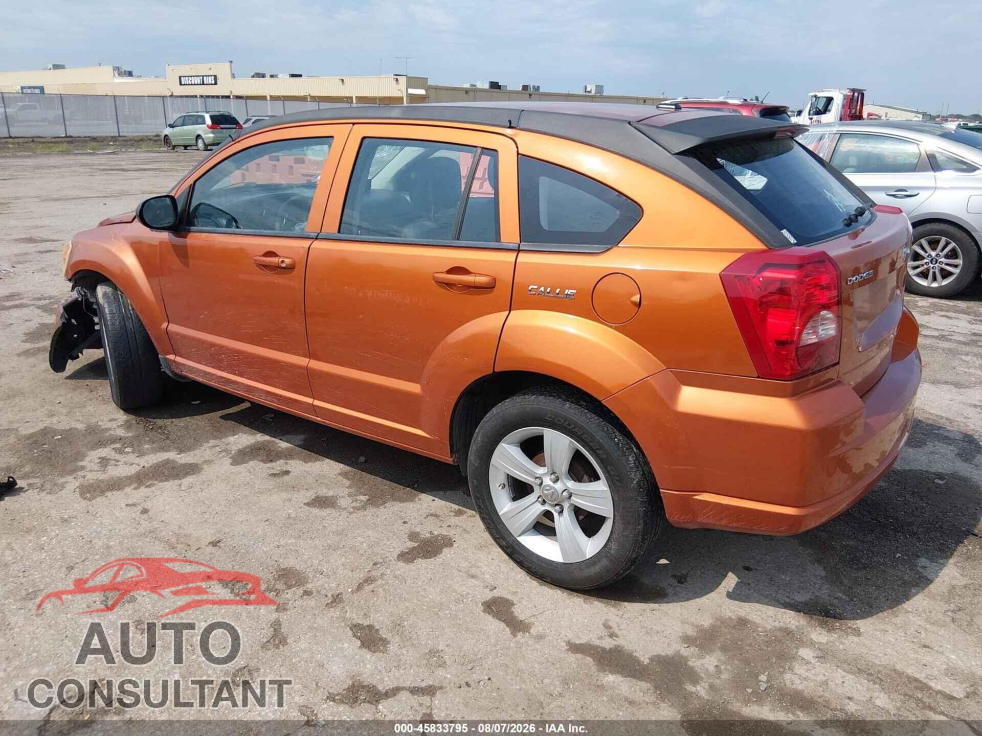 DODGE CALIBER 2011 - 1B3CB3HA8BD295996