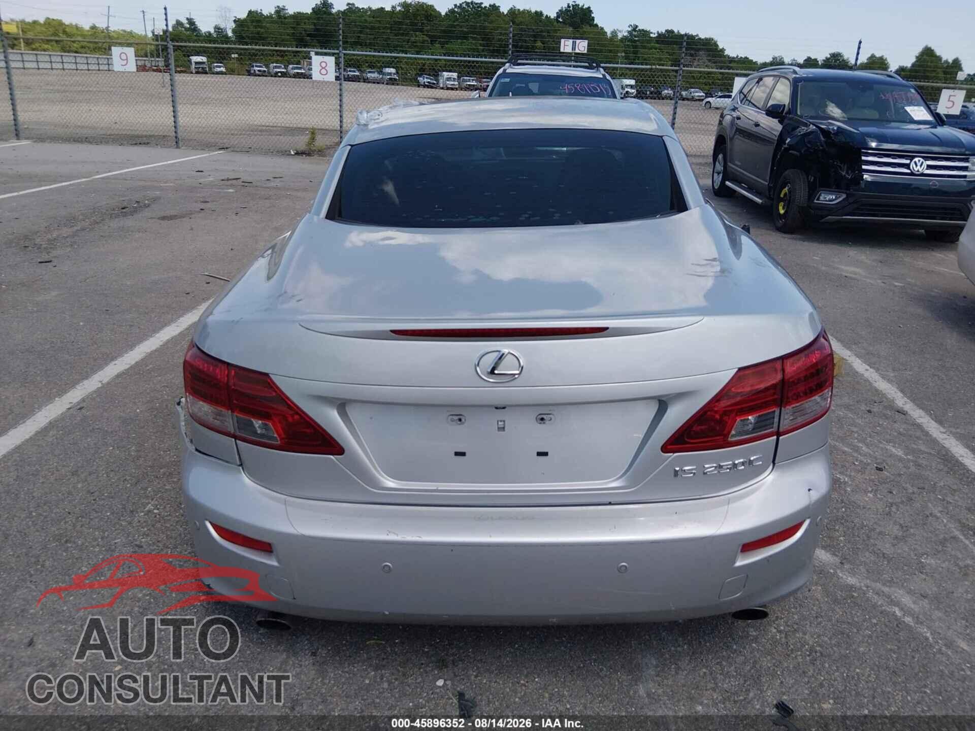 LEXUS IS 250C 2012 - JTHFF2C23C2526051